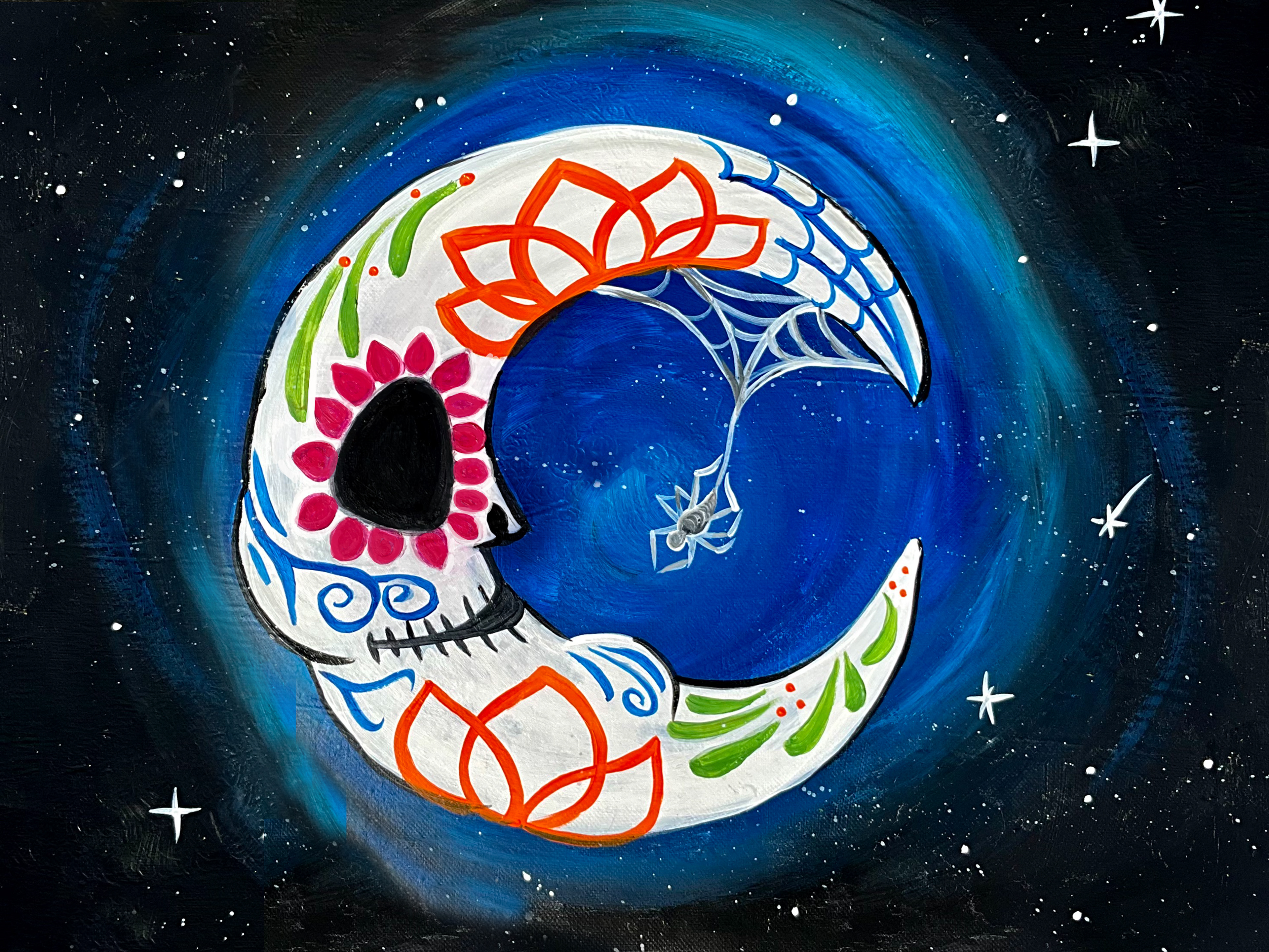 Moon Sugar Skull