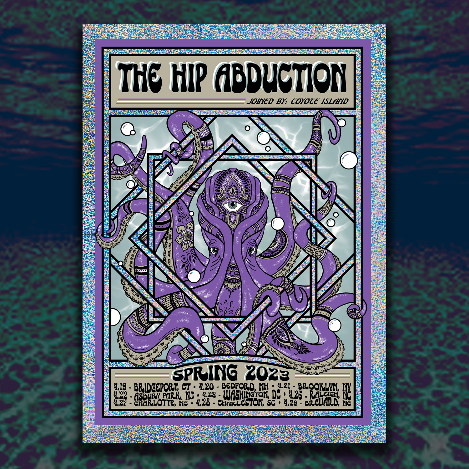 the art of Brian Bojo - The Hip Abduction - Spring Tour '23