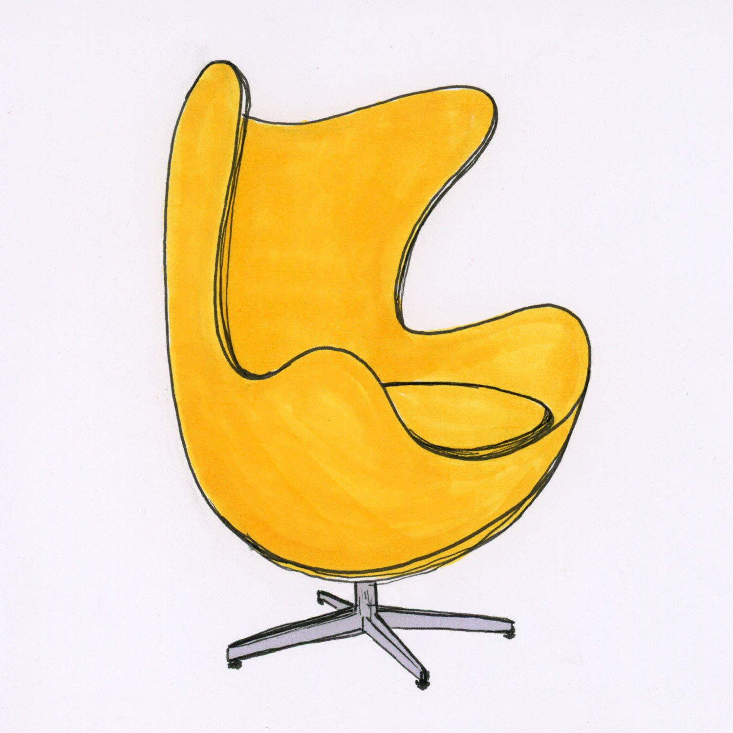 Egg chair, conceptual