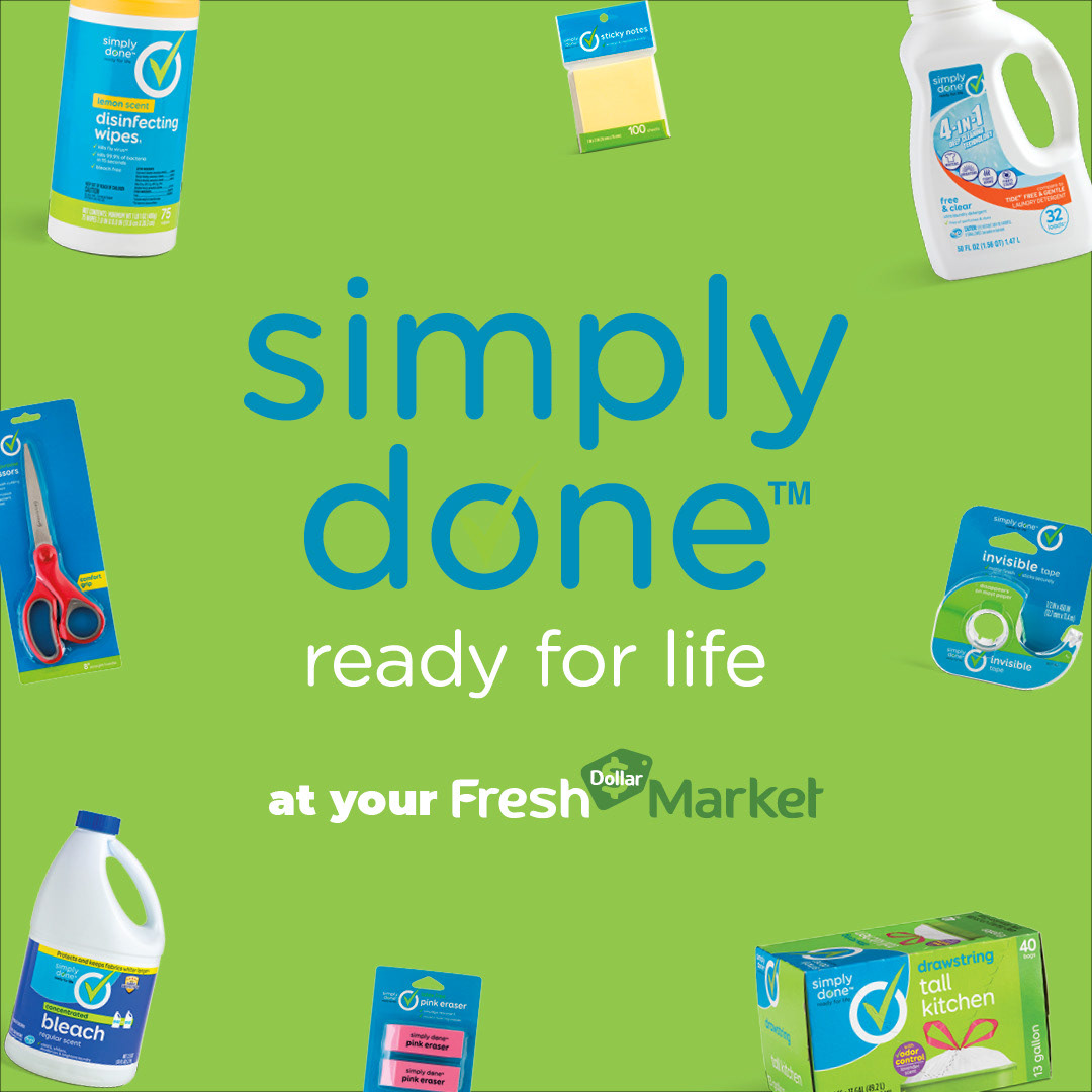 Simply Done graphic to accompany a Weekly Deal post