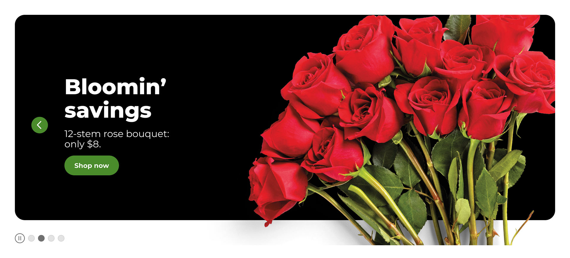 Hero Image for a Floral Deal