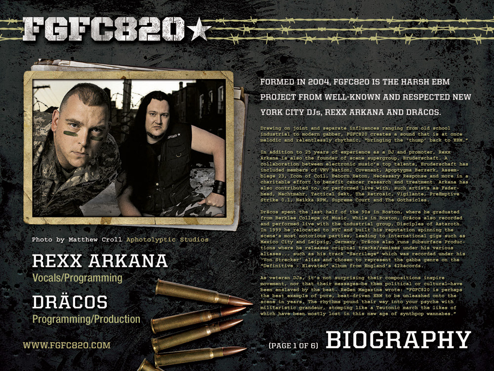 FGFC820 — Press Kit page 1
