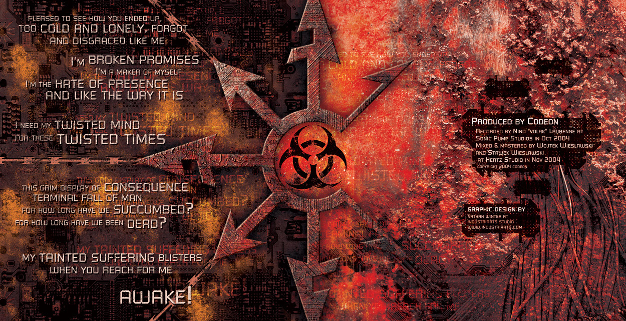 Codeon — On My Side inside spread