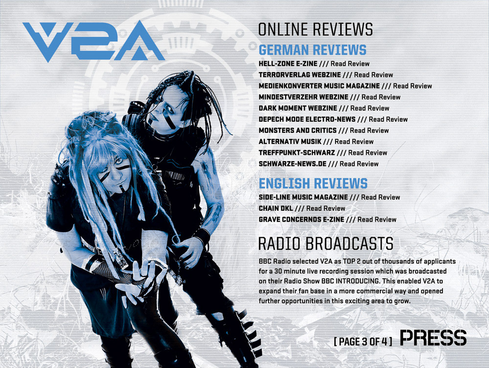 V2A — Press Kit page 3
