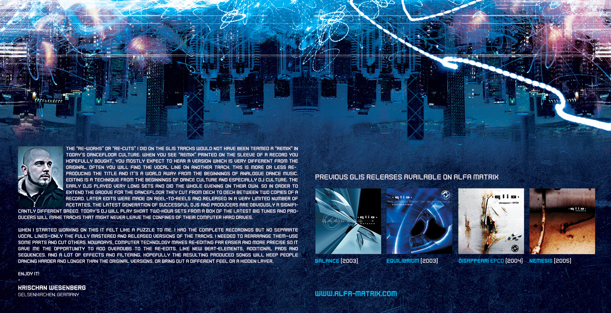 Glis — A Shot and a Bassline inside spread