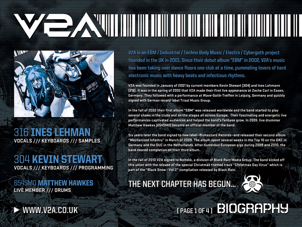 V2A — Press Kit page 1