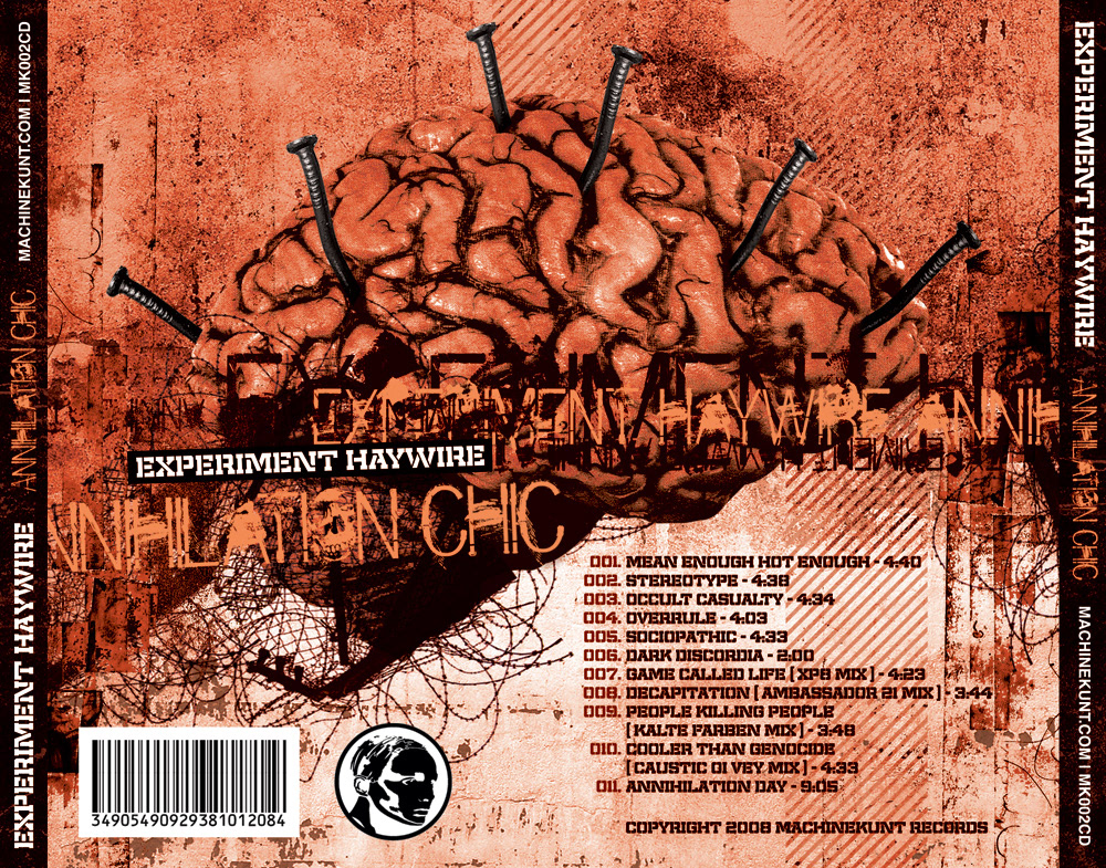 Experiment Haywire — Annihilation Chic outside traycard