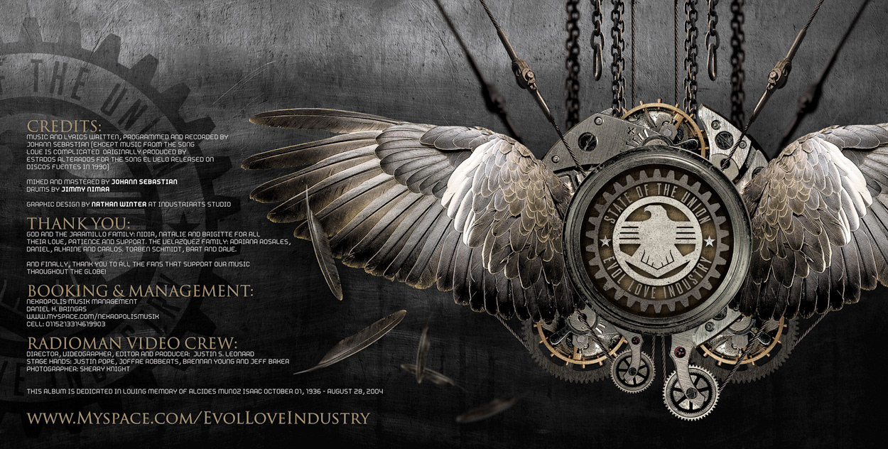 State of the Union — Evol Love Industry inside spread