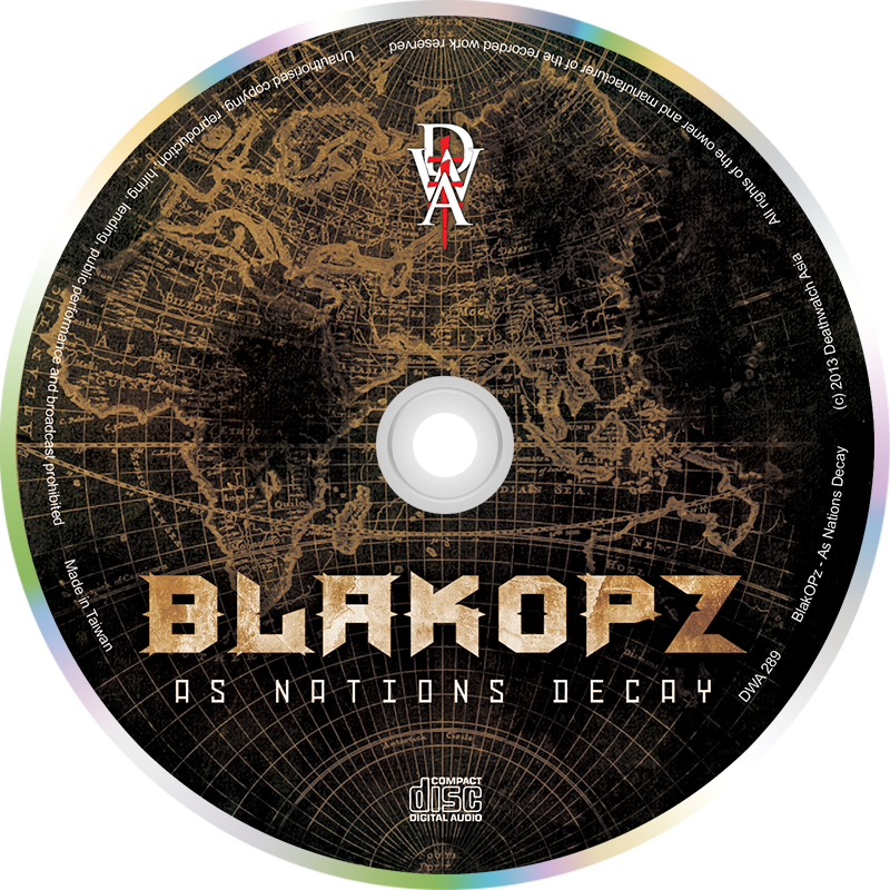 BlackOPz — As Nations Decay disc