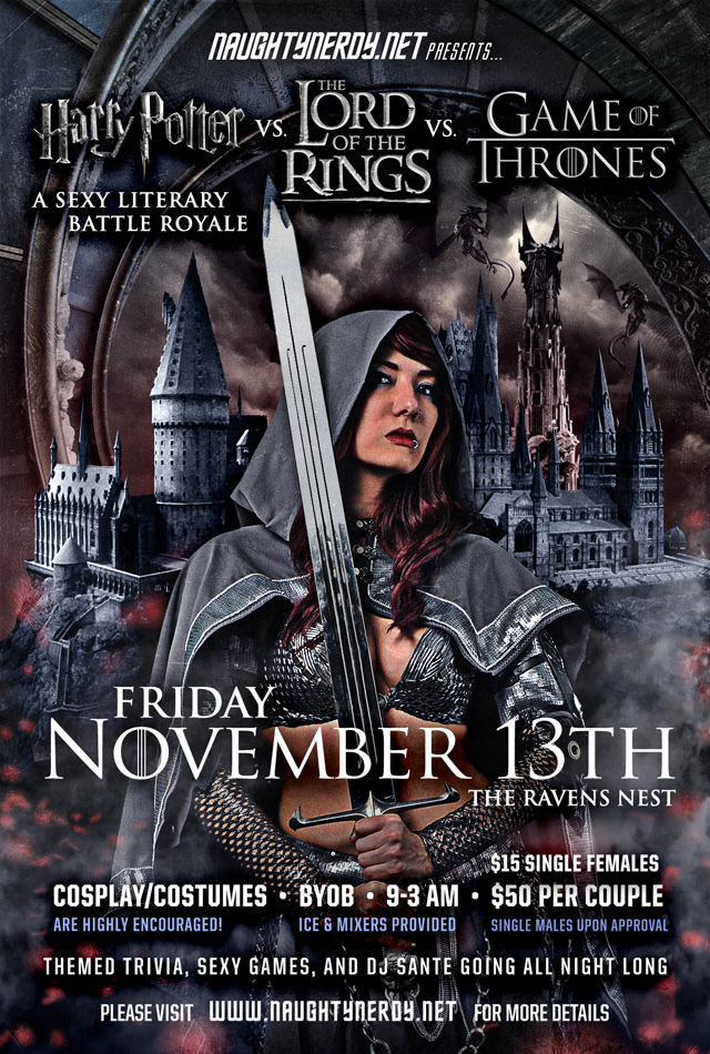 Naughty Nerdy — Harry Potter vs. The Lord of the Rings vs. Game of Thrones