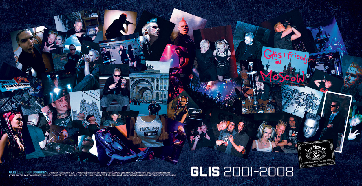 Glis — A Shot and a Bassline inside spread