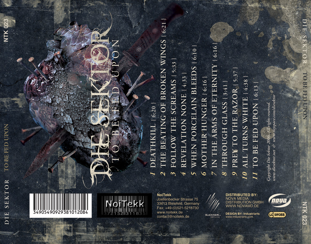 Die Sektor — To Be Fed Upon outside traycard