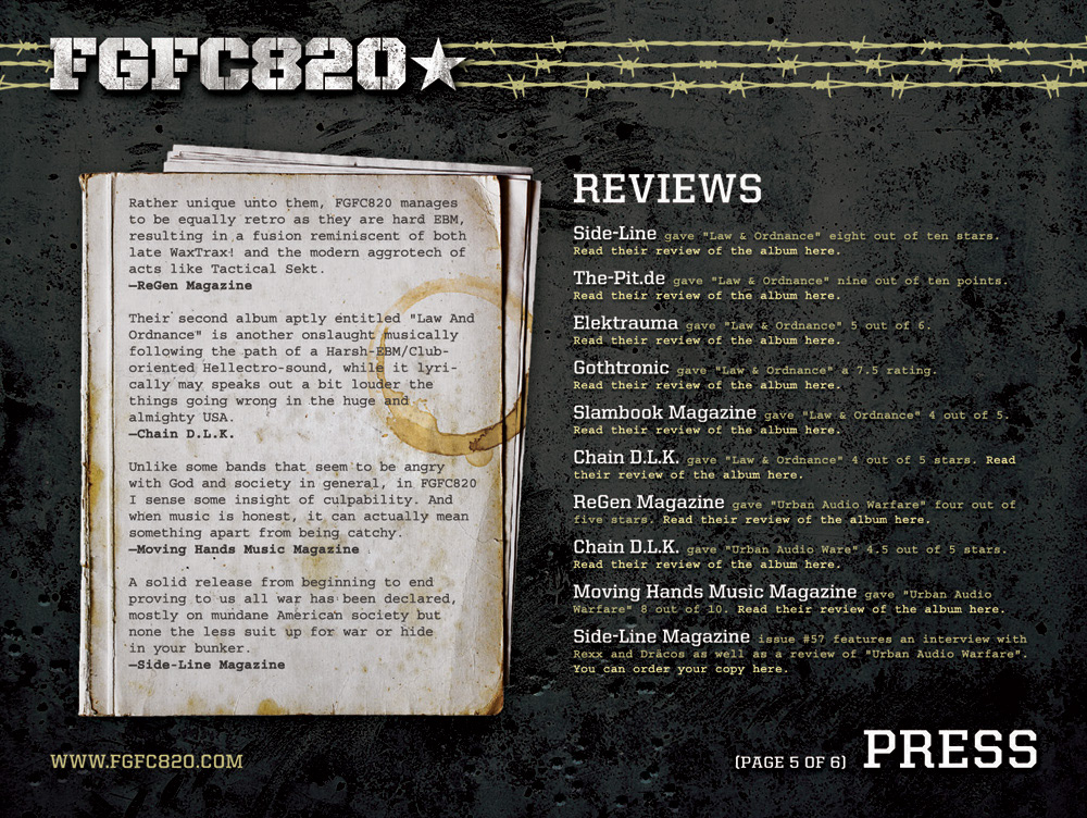 FGFC820 — Press Kit page 5