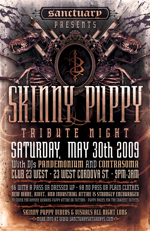Sanctuary — Skinny Puppy Tribute Night