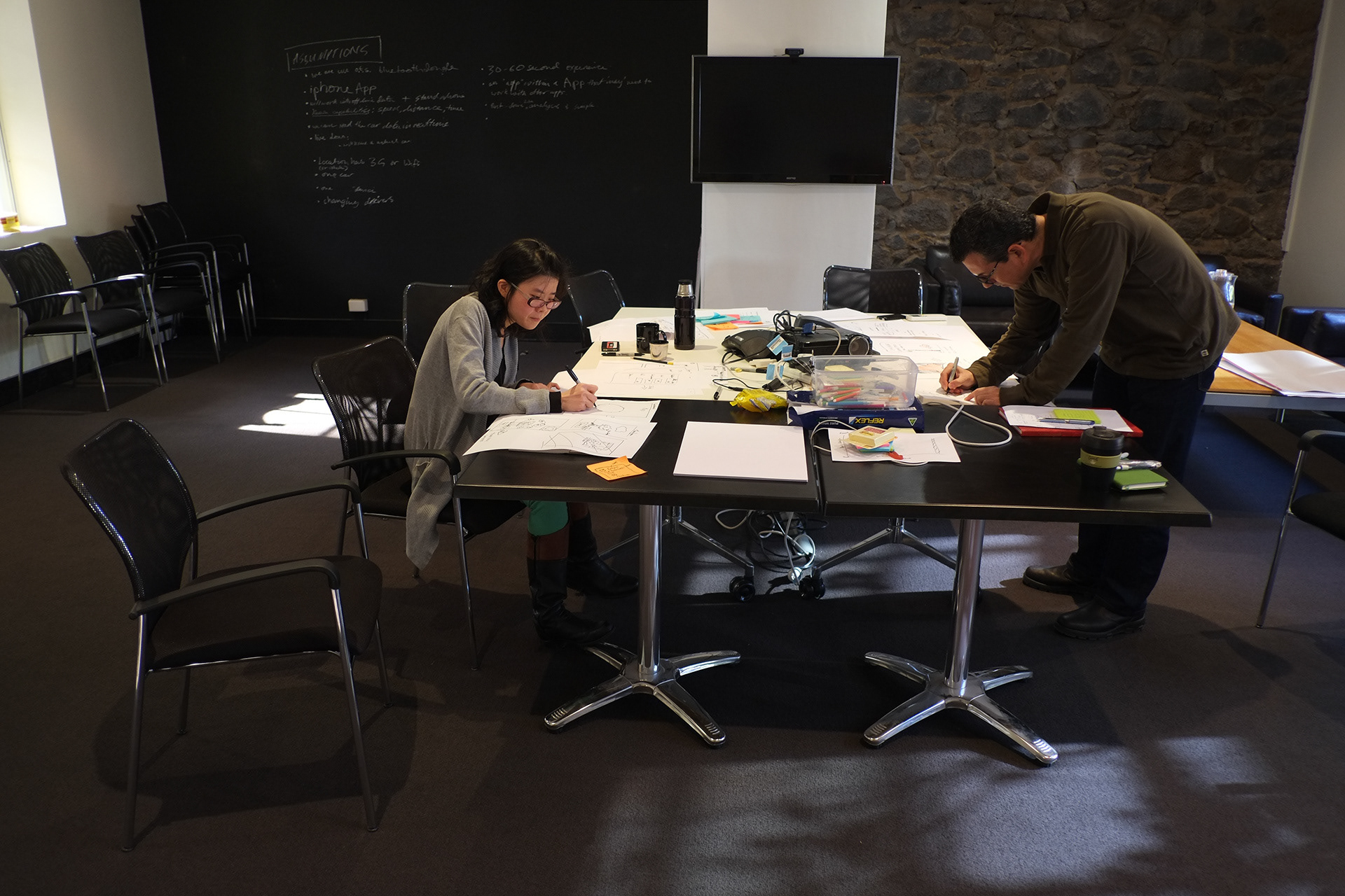 With the right atmosphere, even historically opposed disciplines work together to achieve collectively agreed directions in features and design