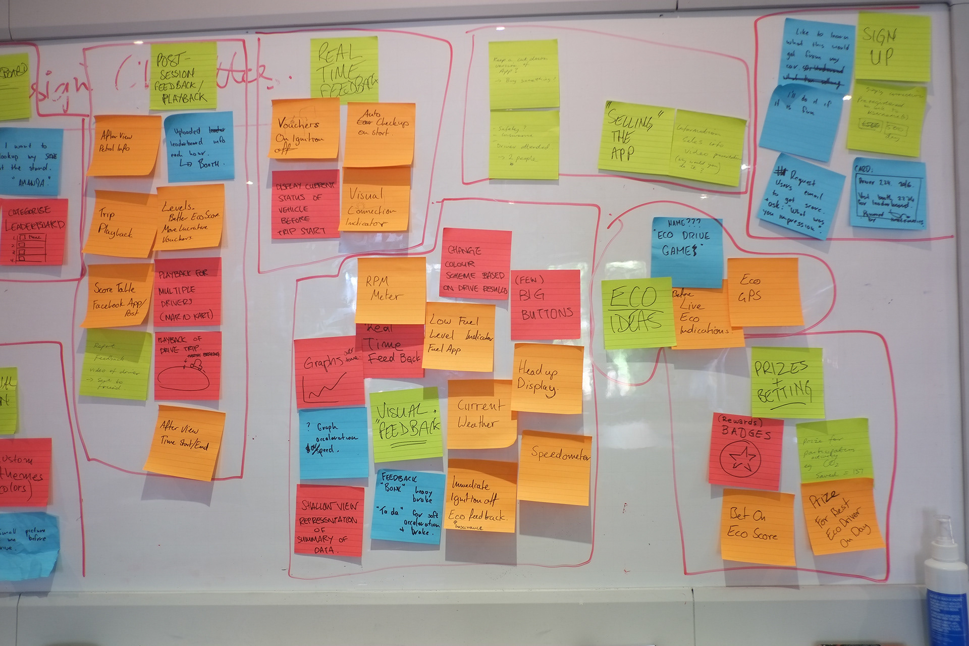 Informal, open space design activities inspire engagement and discussion - and valuable inputs!