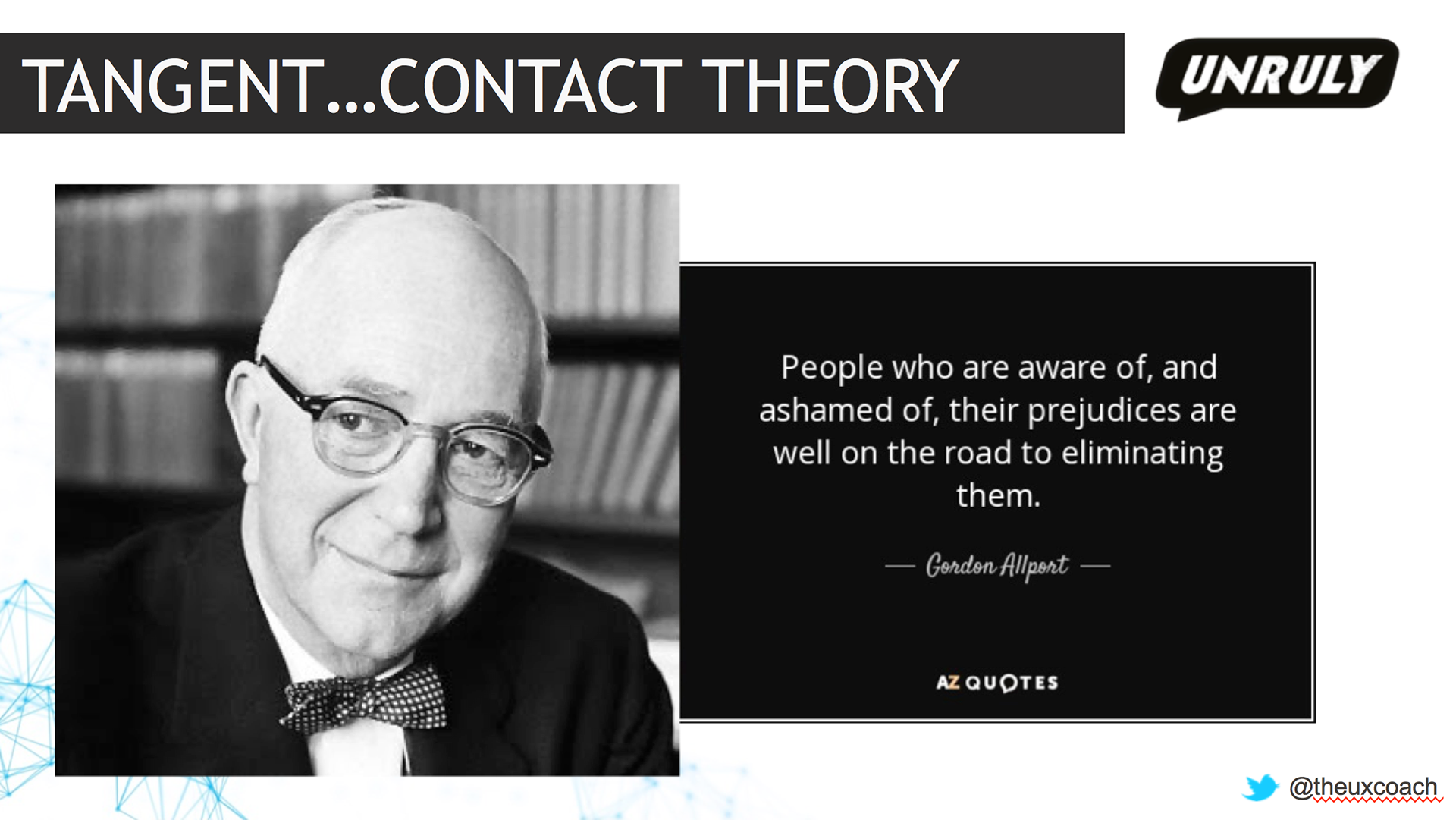 Presentation excert: highlighting the grounding of techniques I'm facilitating to inspire confidence and engagement in customer insights