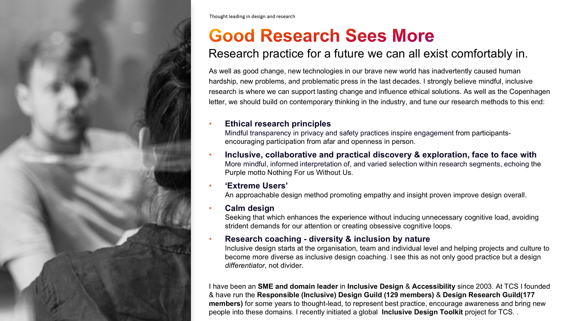 How I work: an ethical research statement