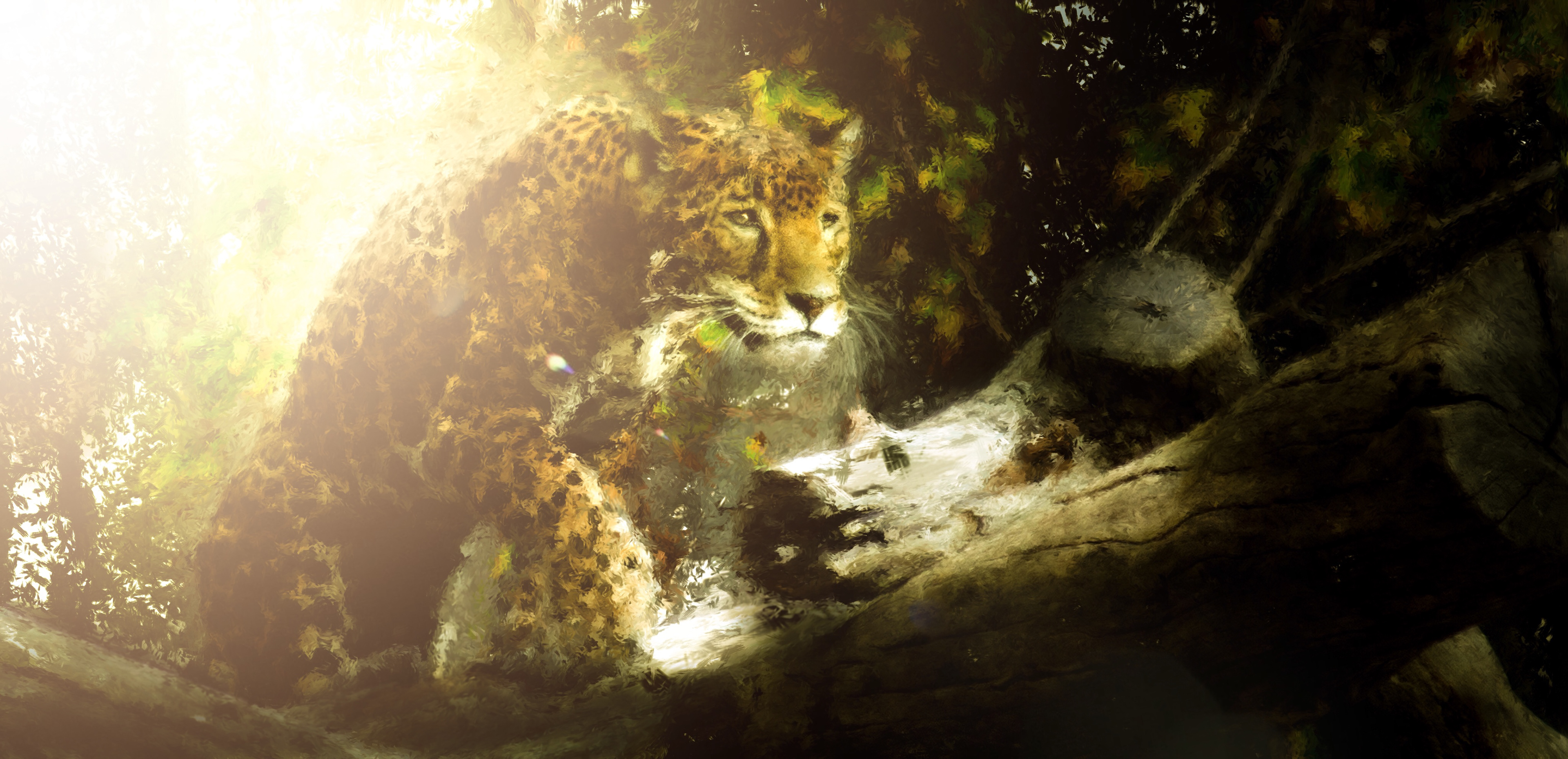 Pat The Cat Painting, featured in Corel Painter 2016 Launch.