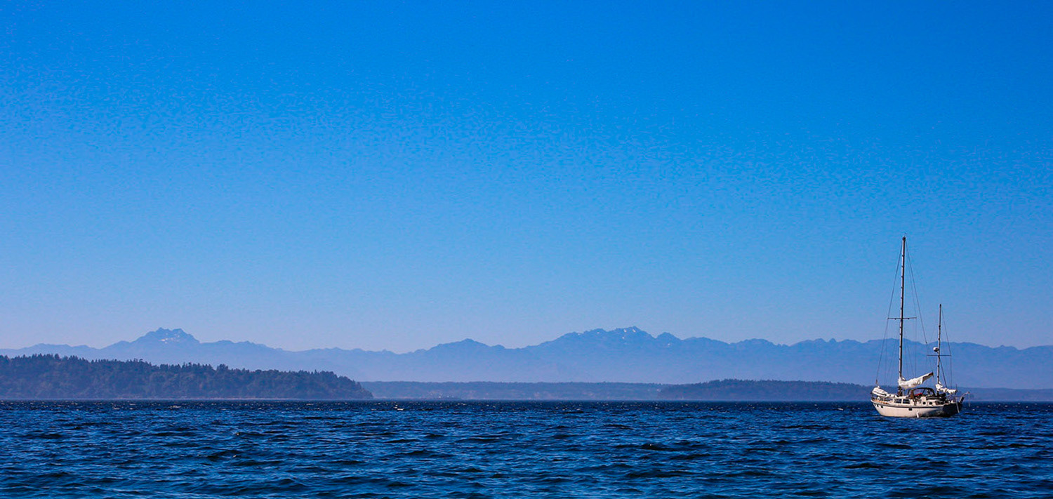 Sailboat in the Blue