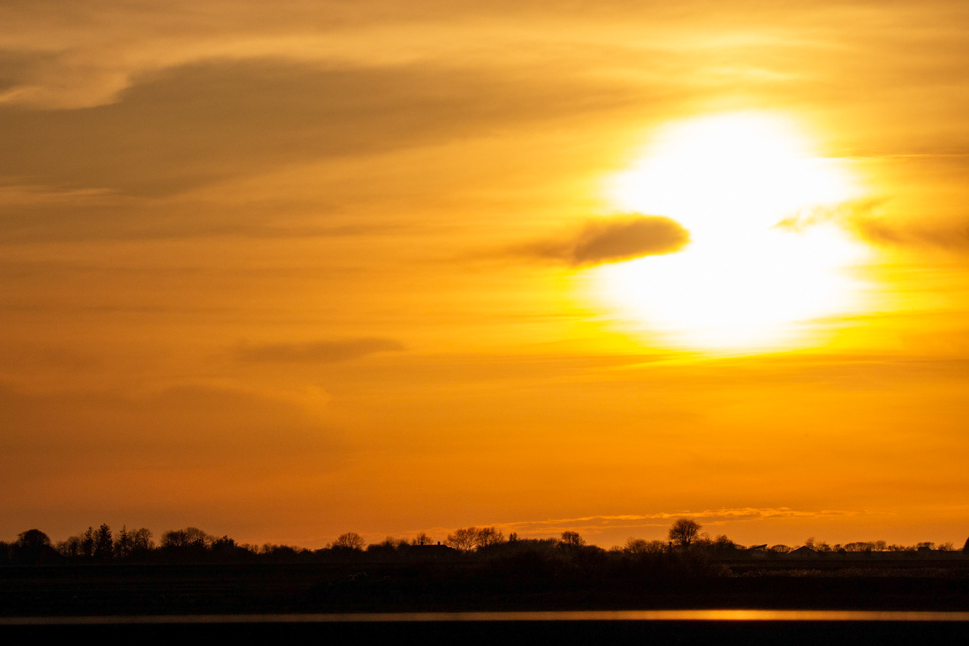 Rudbol zonsondergang
