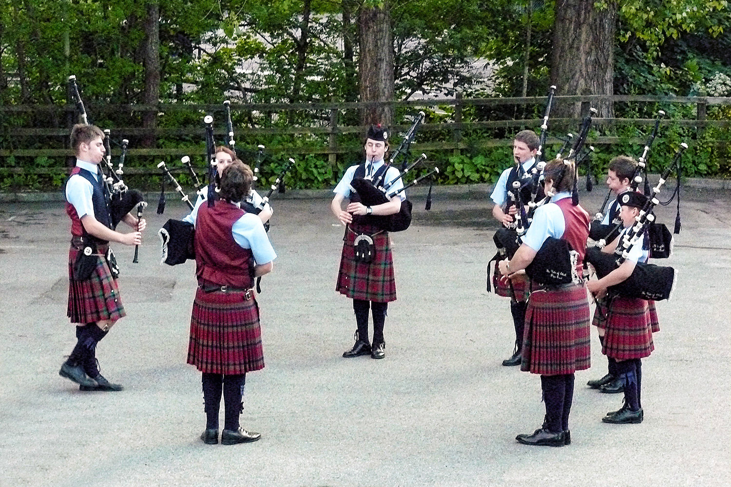 Pipers in Pitlochry