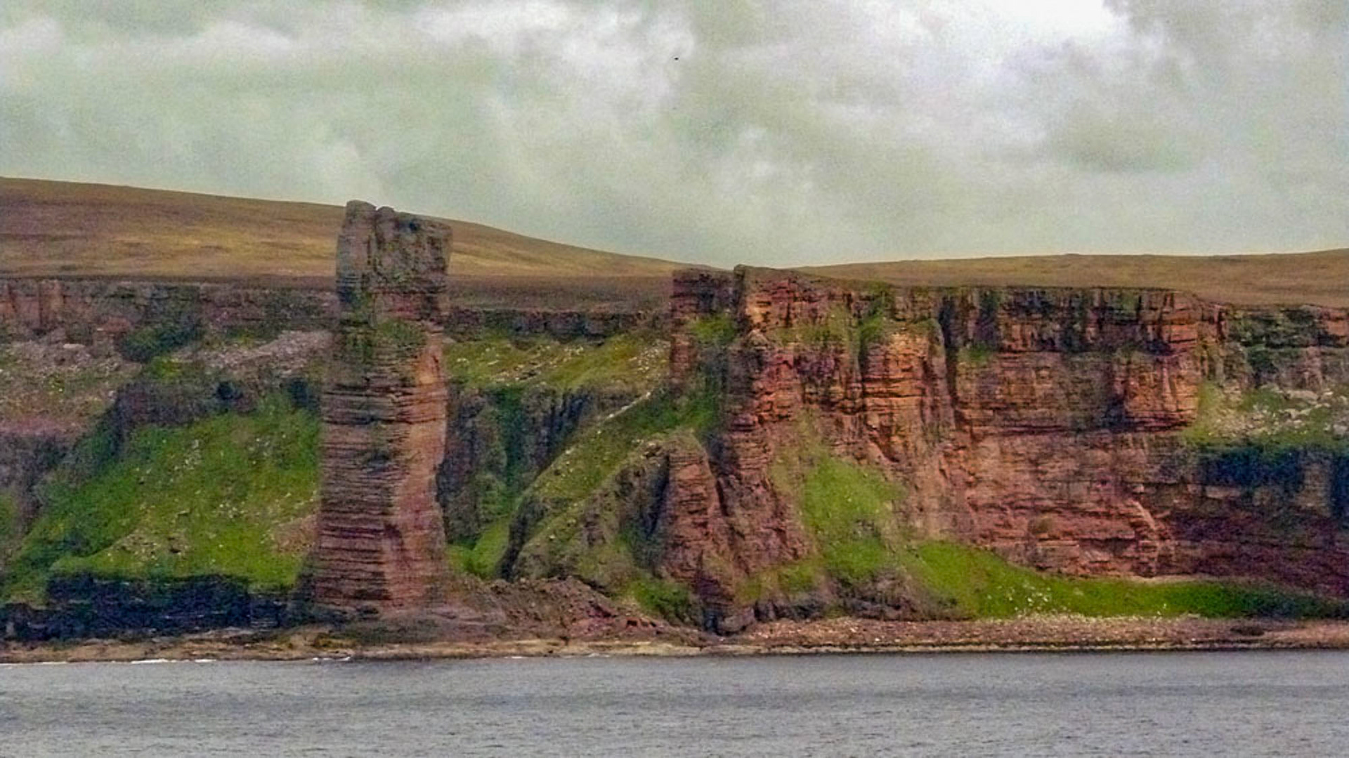 Old man of Hoy - richting Orkney