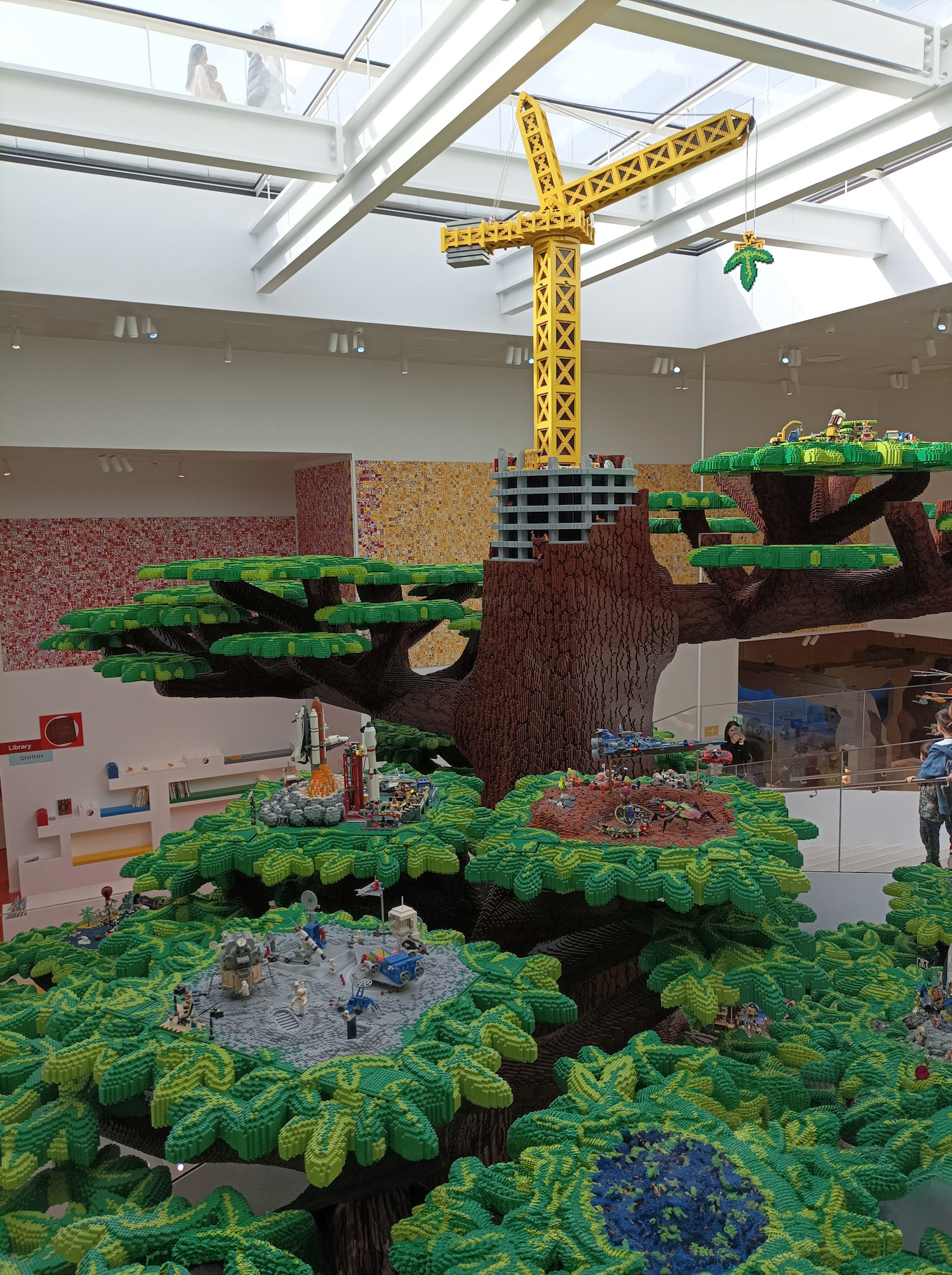 LegoHouse - bovenaan de boom