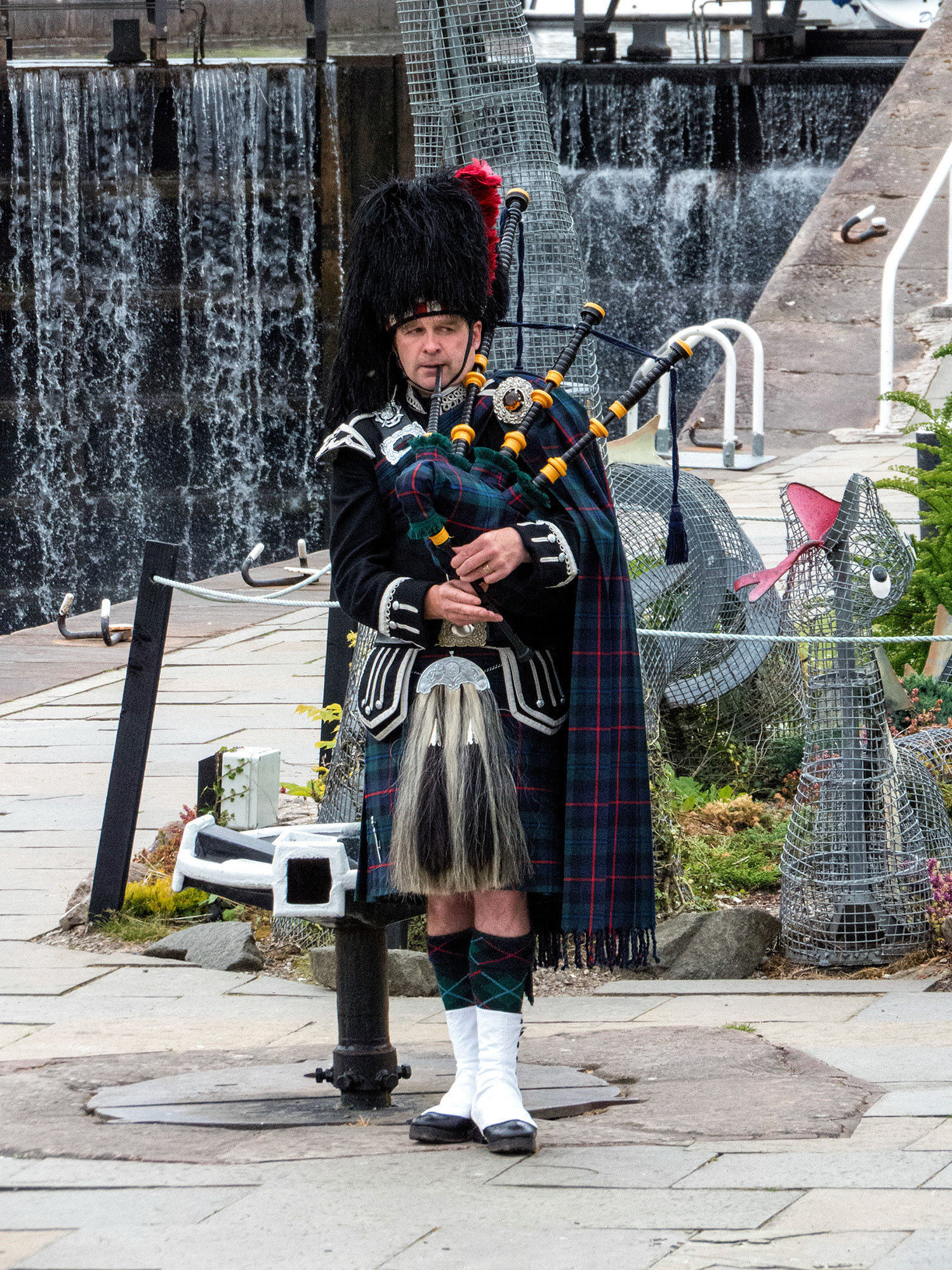 Piper bij de Staircase
