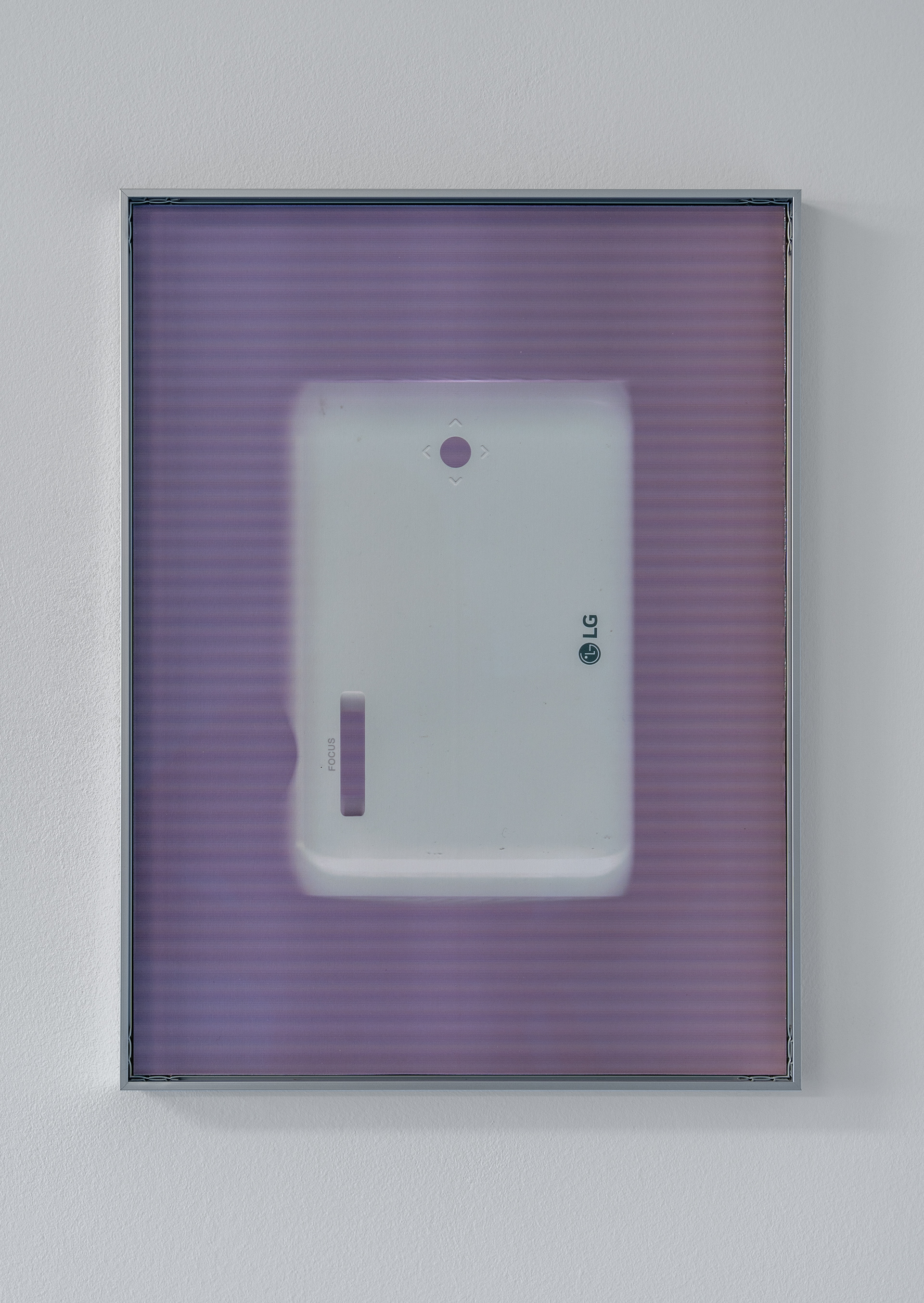 PH510 (Oberseite), 2023, pigment print on baryta paper, aluminium frame, glass, tape