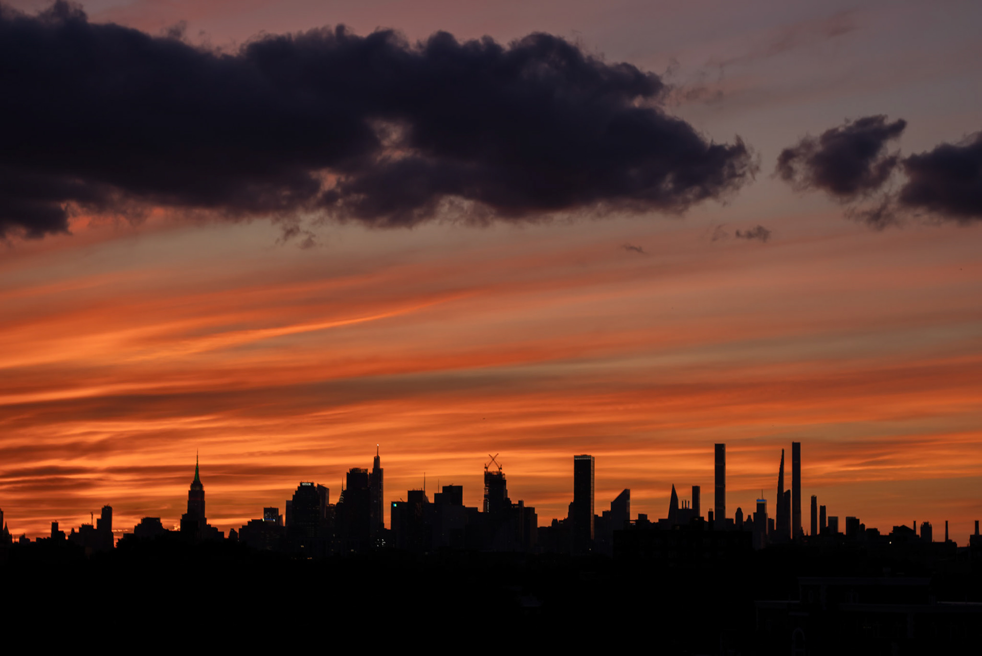 NYC SKYLINE SUNSET