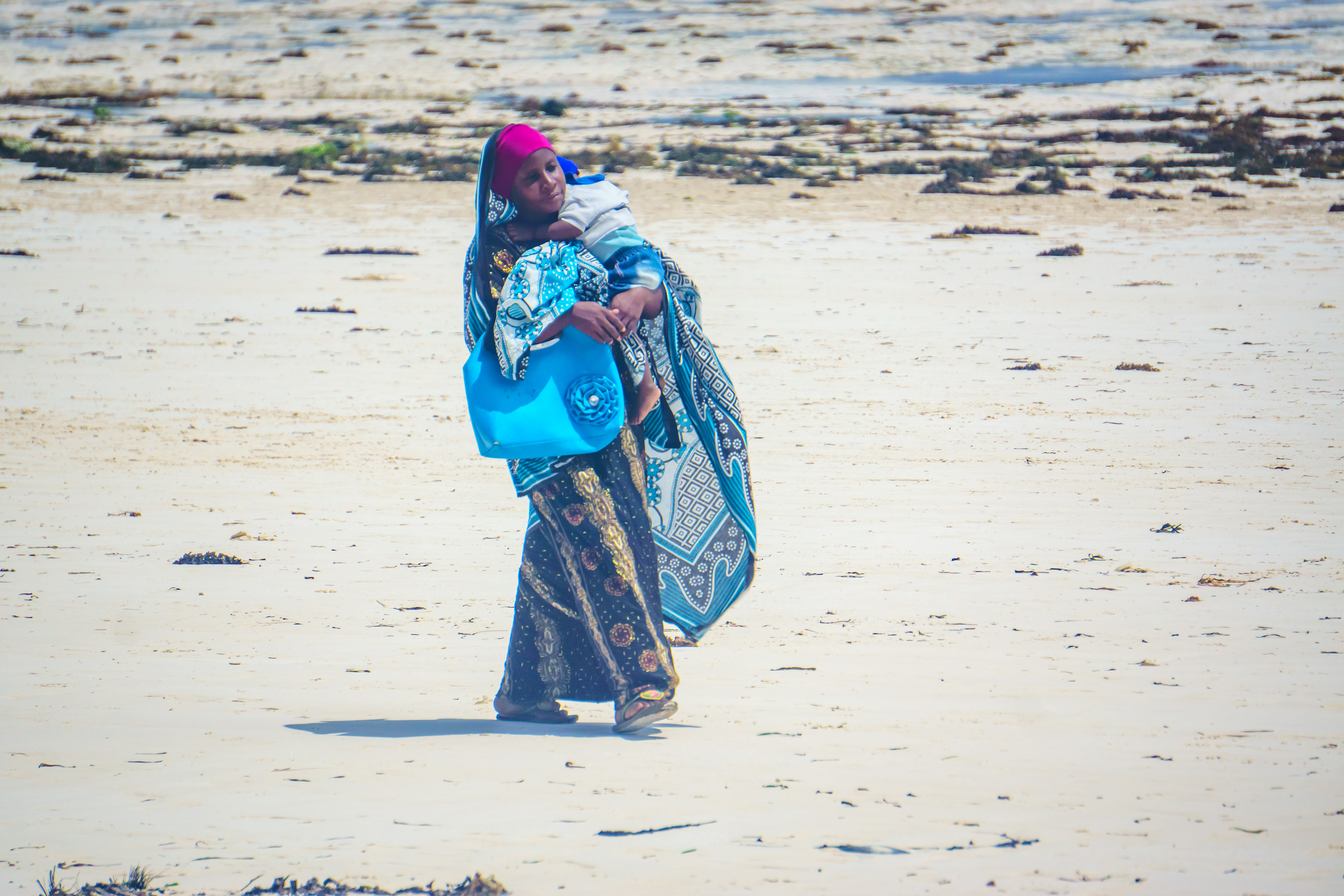Woman with child