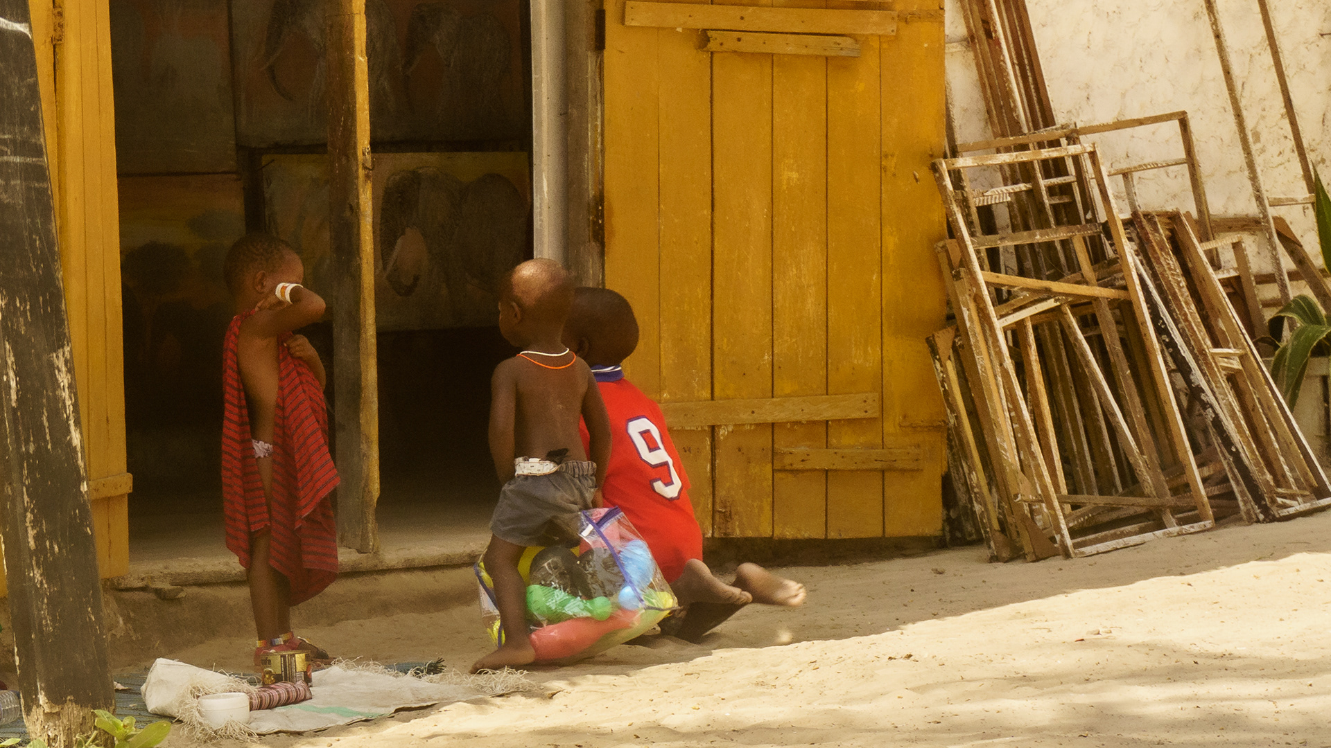 Children play
