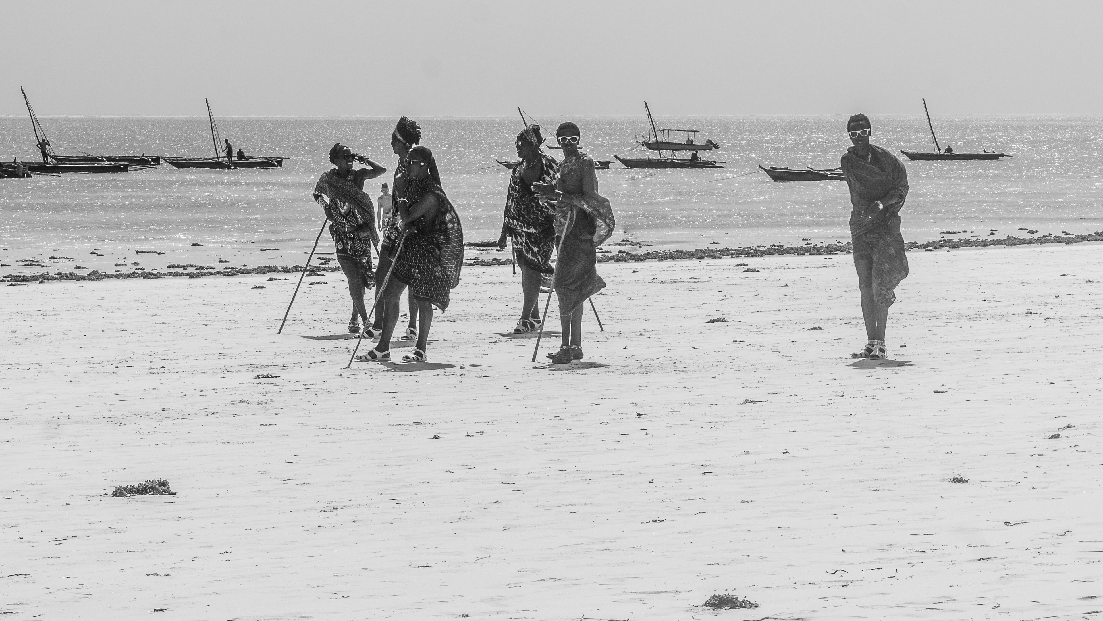 Masai on the beach II