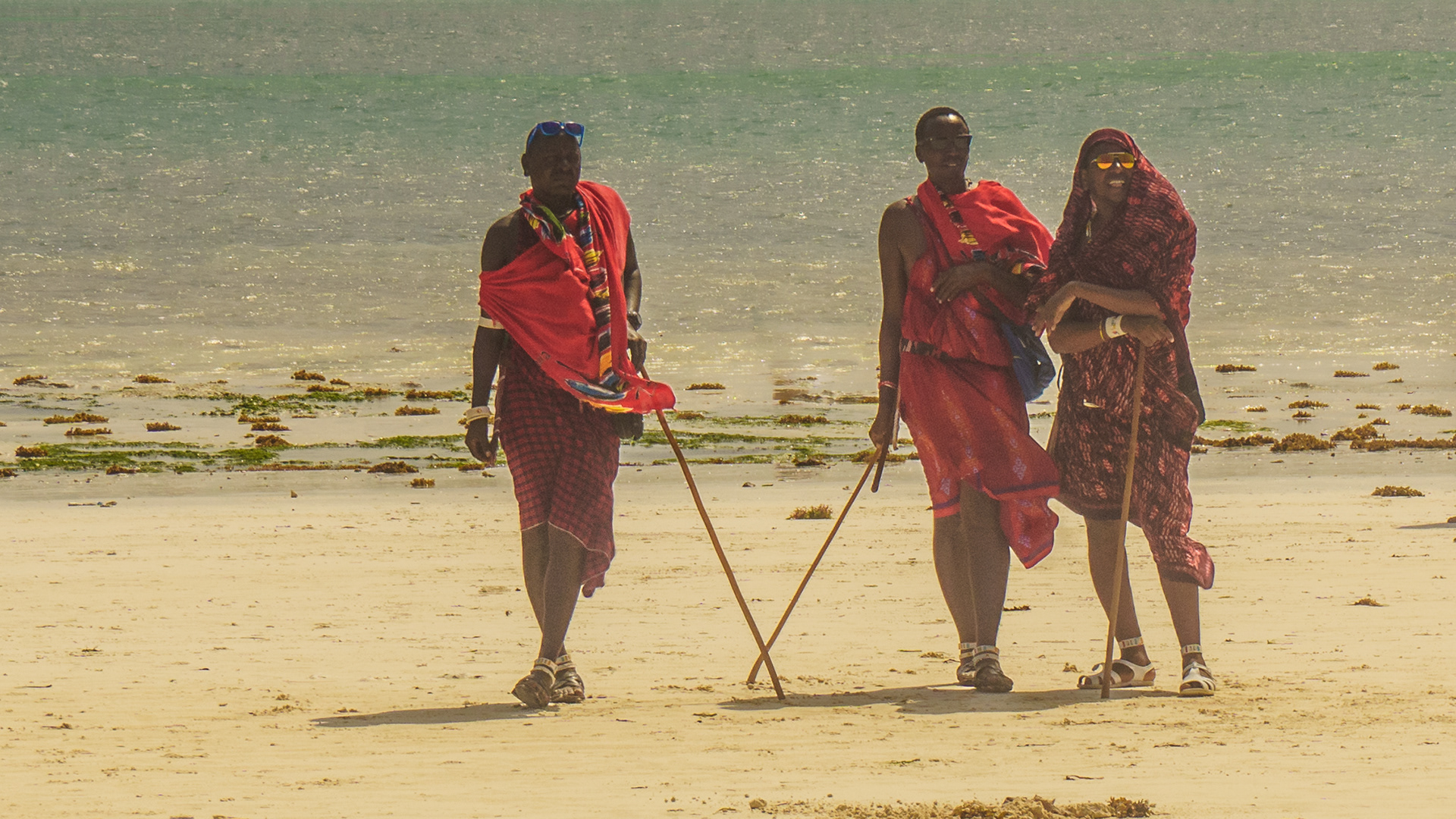 Masai on the beach I