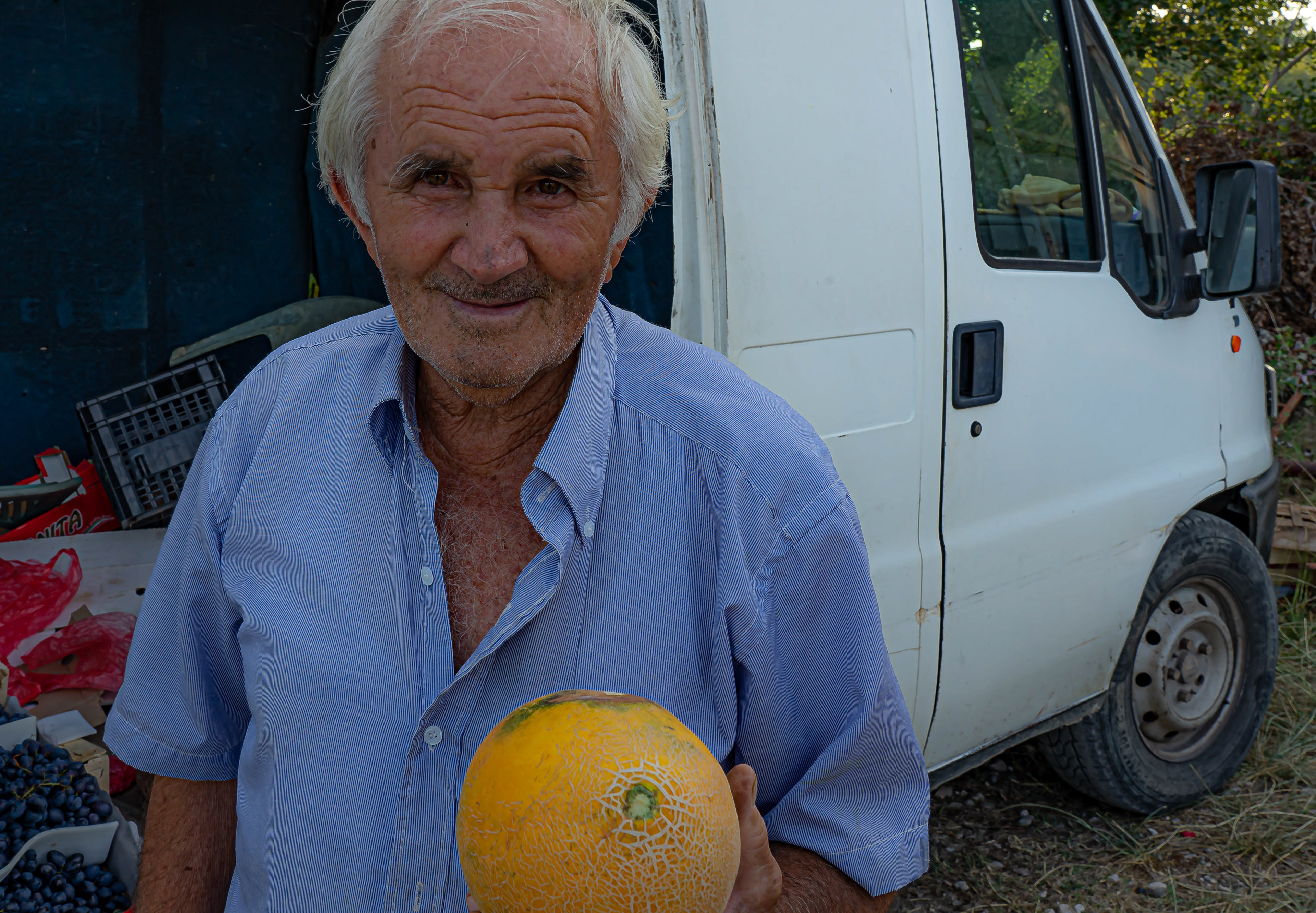Melon seller
