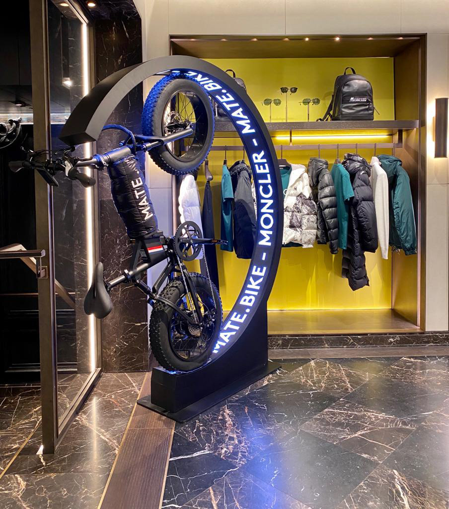 MONCLER X MATE BIKE - OLD BOND ST, LONDON UK