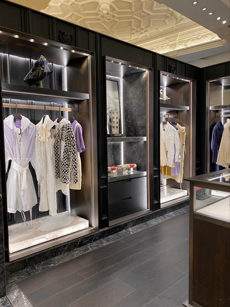 MONCLER 1952 HARRODS 'WOMENSWEAR HARRODS', LONDON, UK