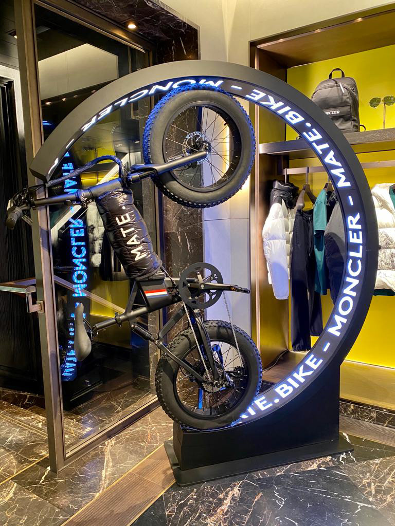 MONCLER X MATE BIKE - OLD BOND ST, LONDON UK