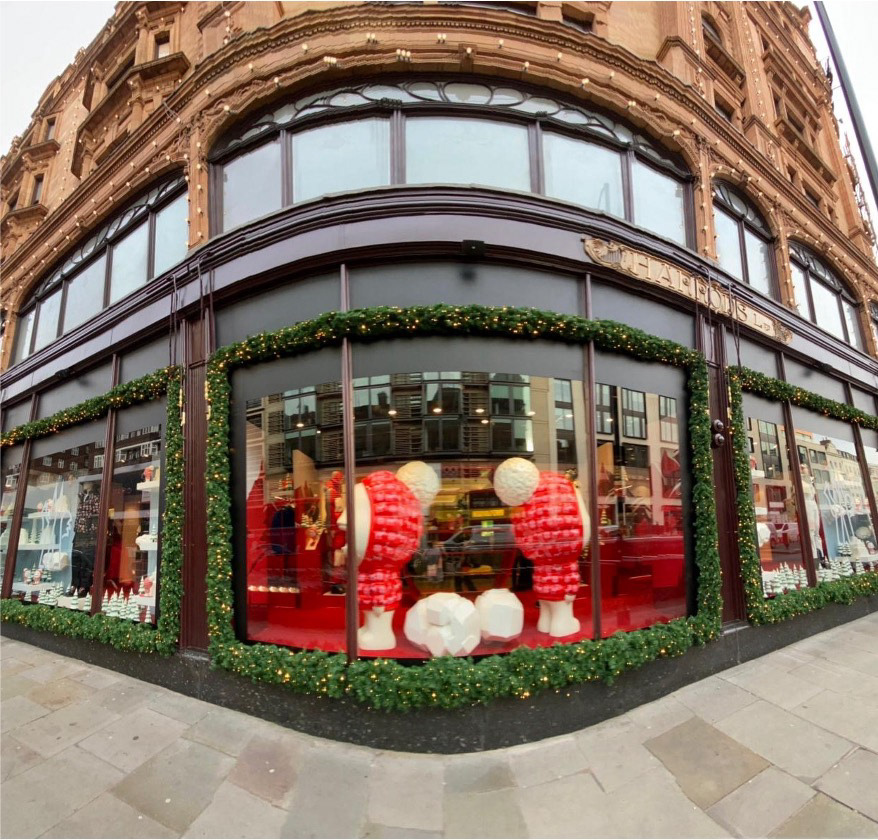 HARRODS' POP UP WINDOWS