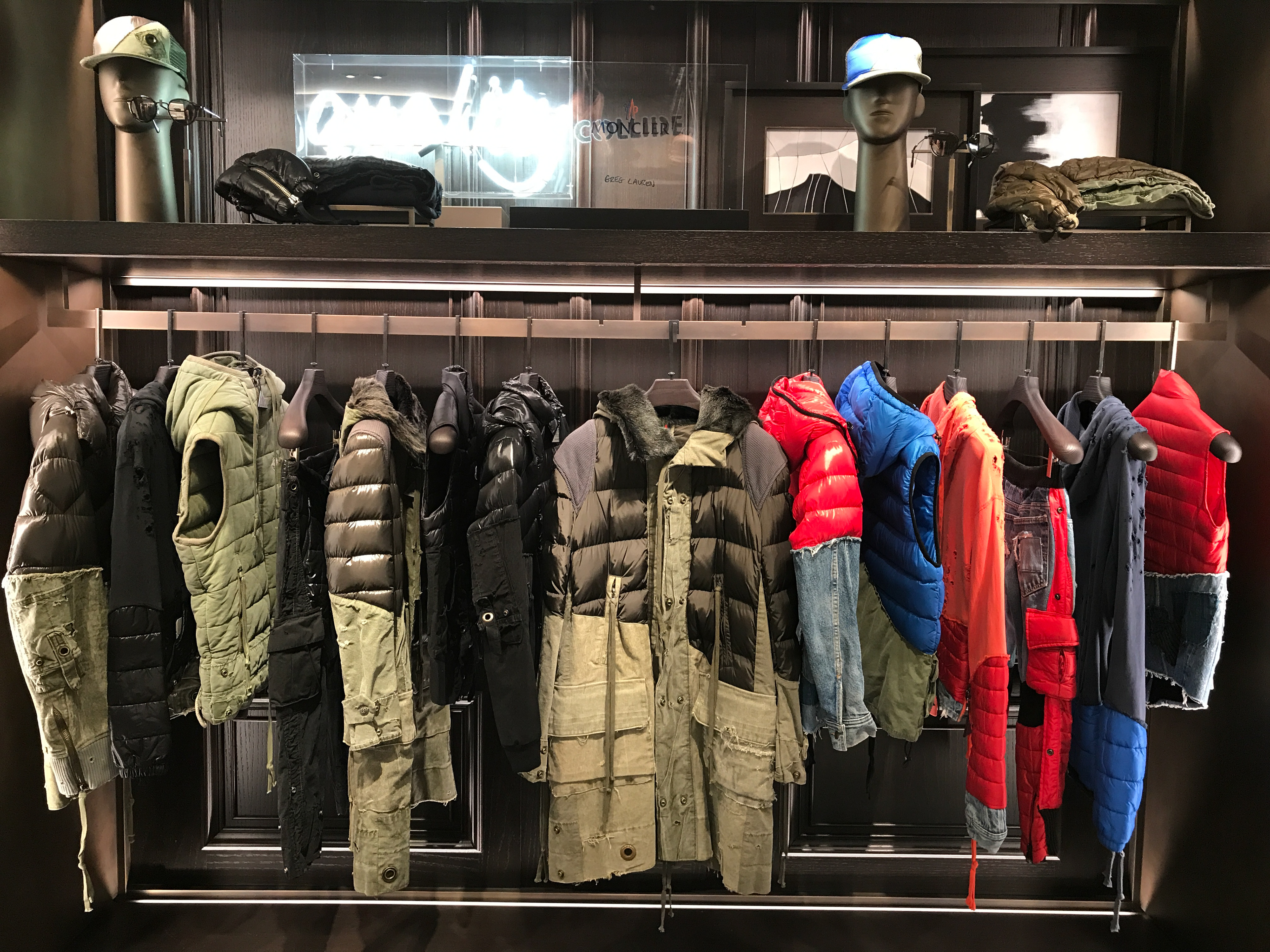 MONCLER X GREG LAUREN CAPSULE COLLECTION - OLD BOND STREET, LONDON, UK