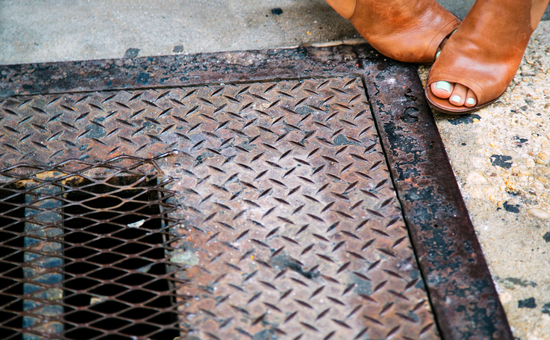 Pedestrian in streets of New York City, USA