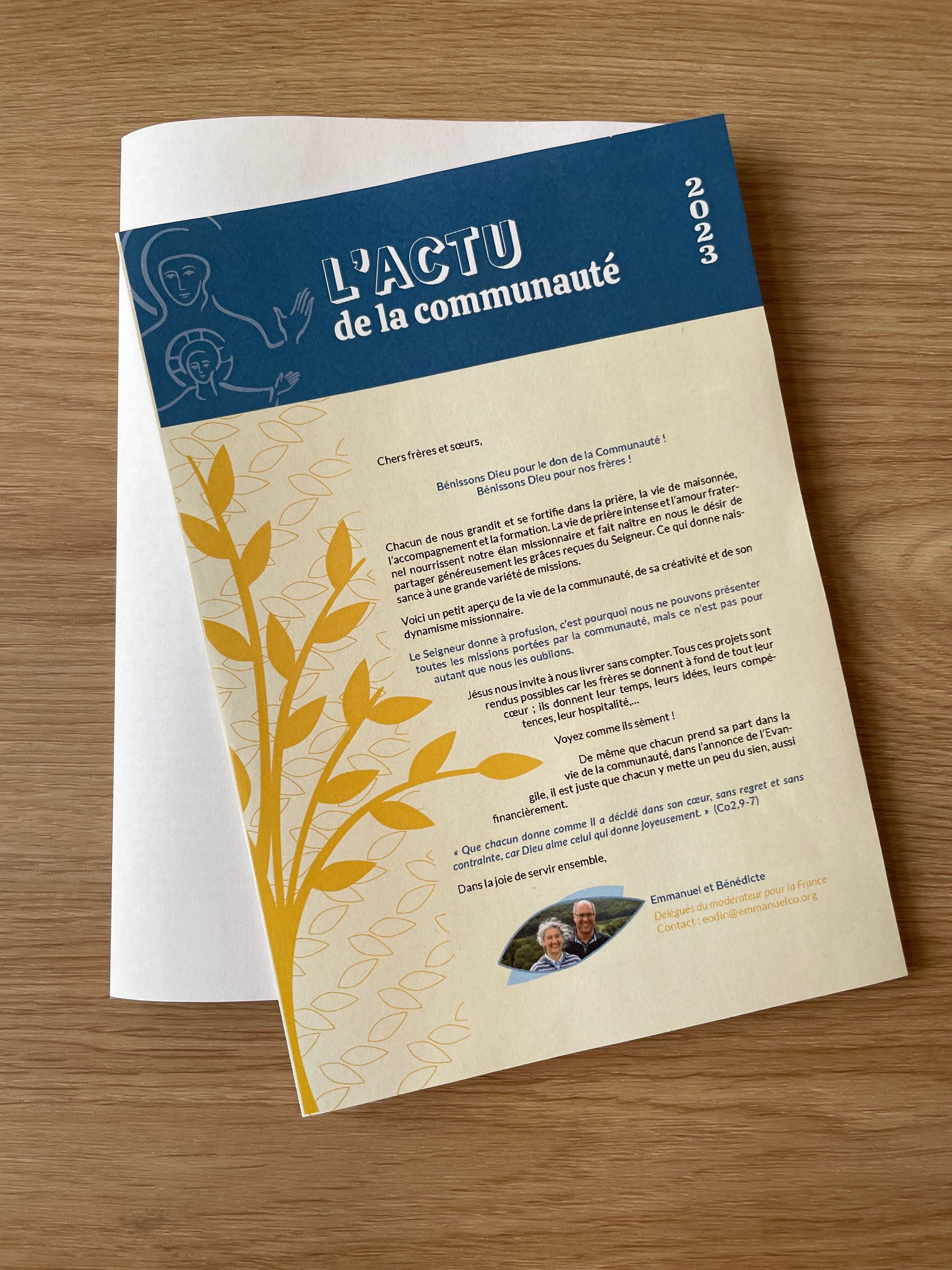 Couverture Format A4