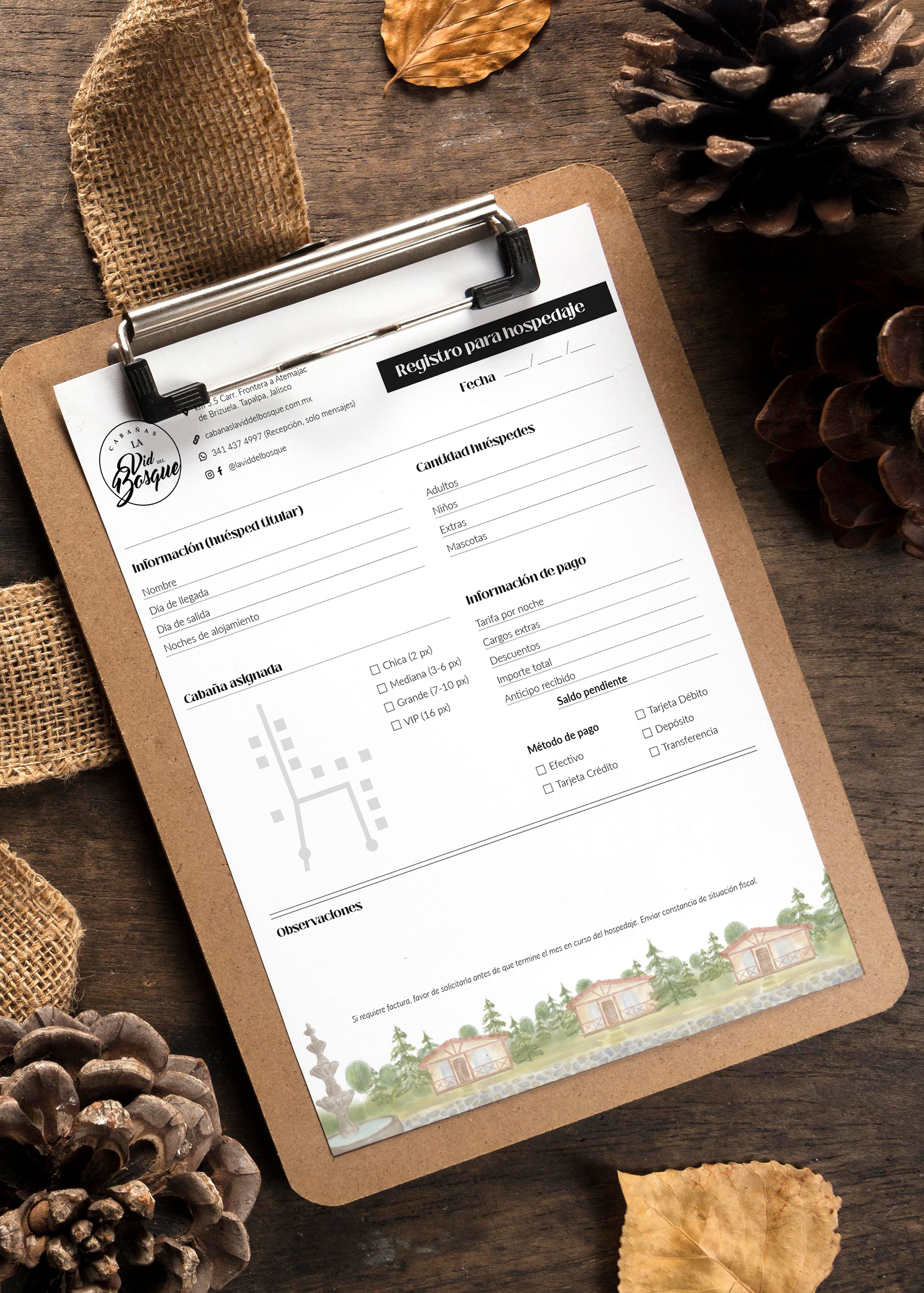 Diseño de membrete y formatos internos