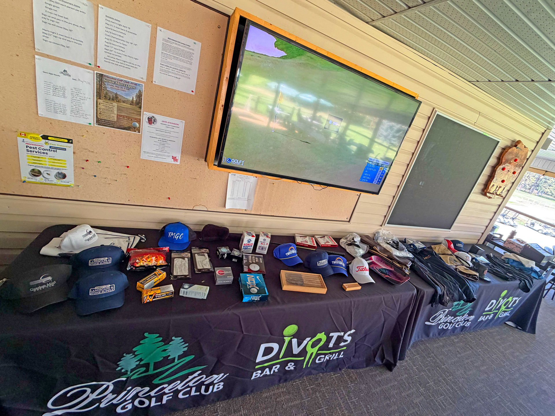 The Prize table