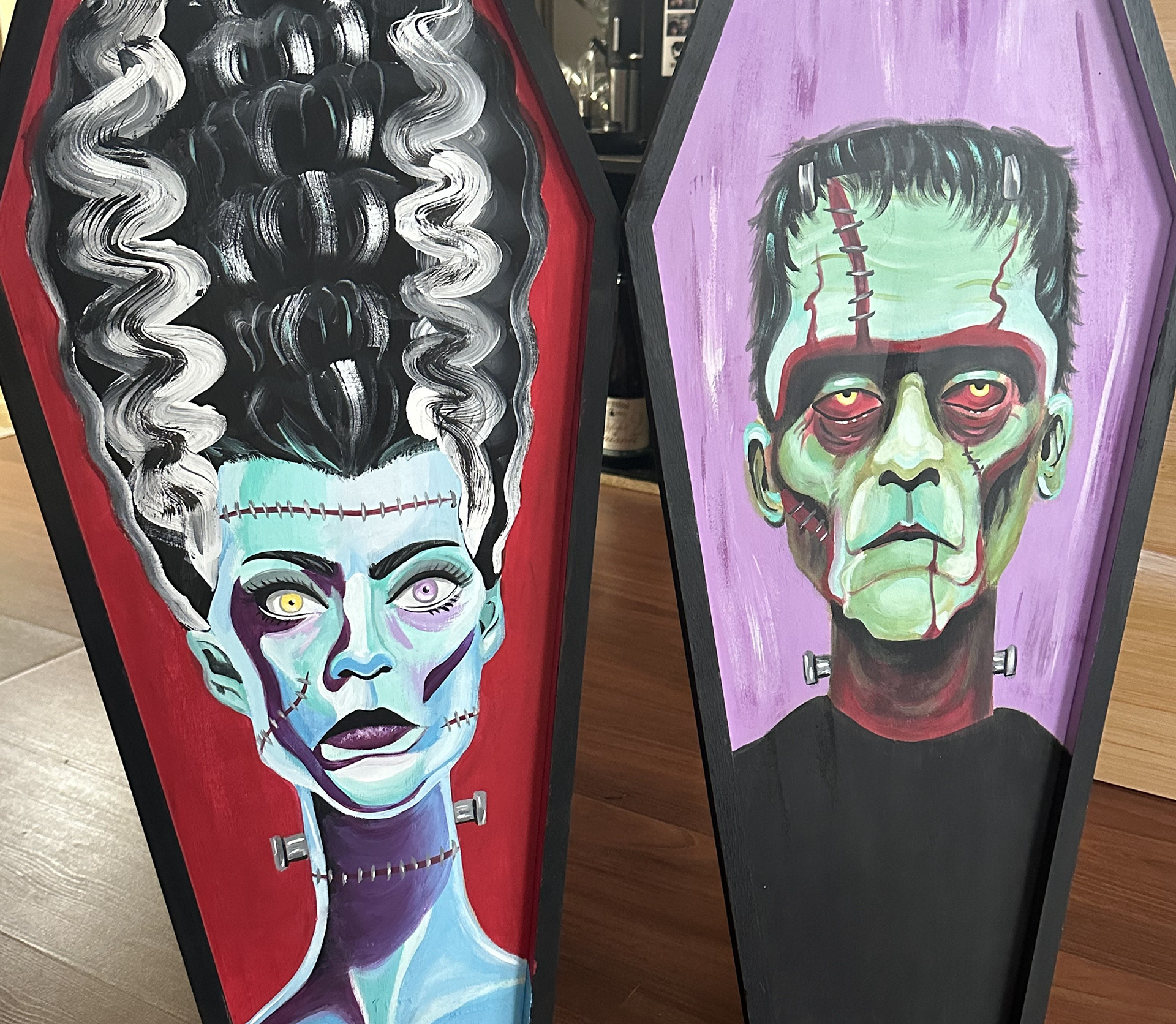 acrylic on wood