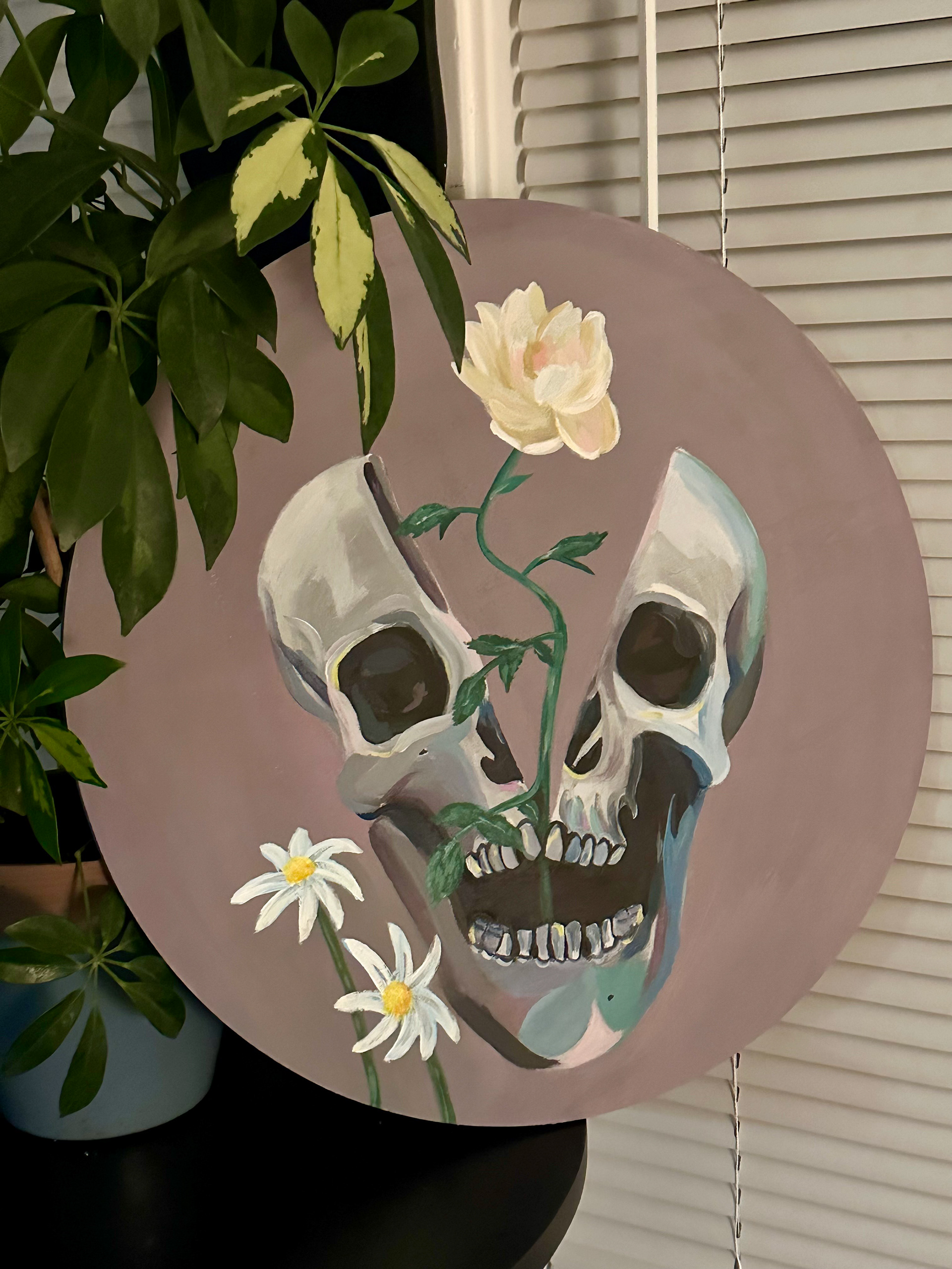 acrylic on wood