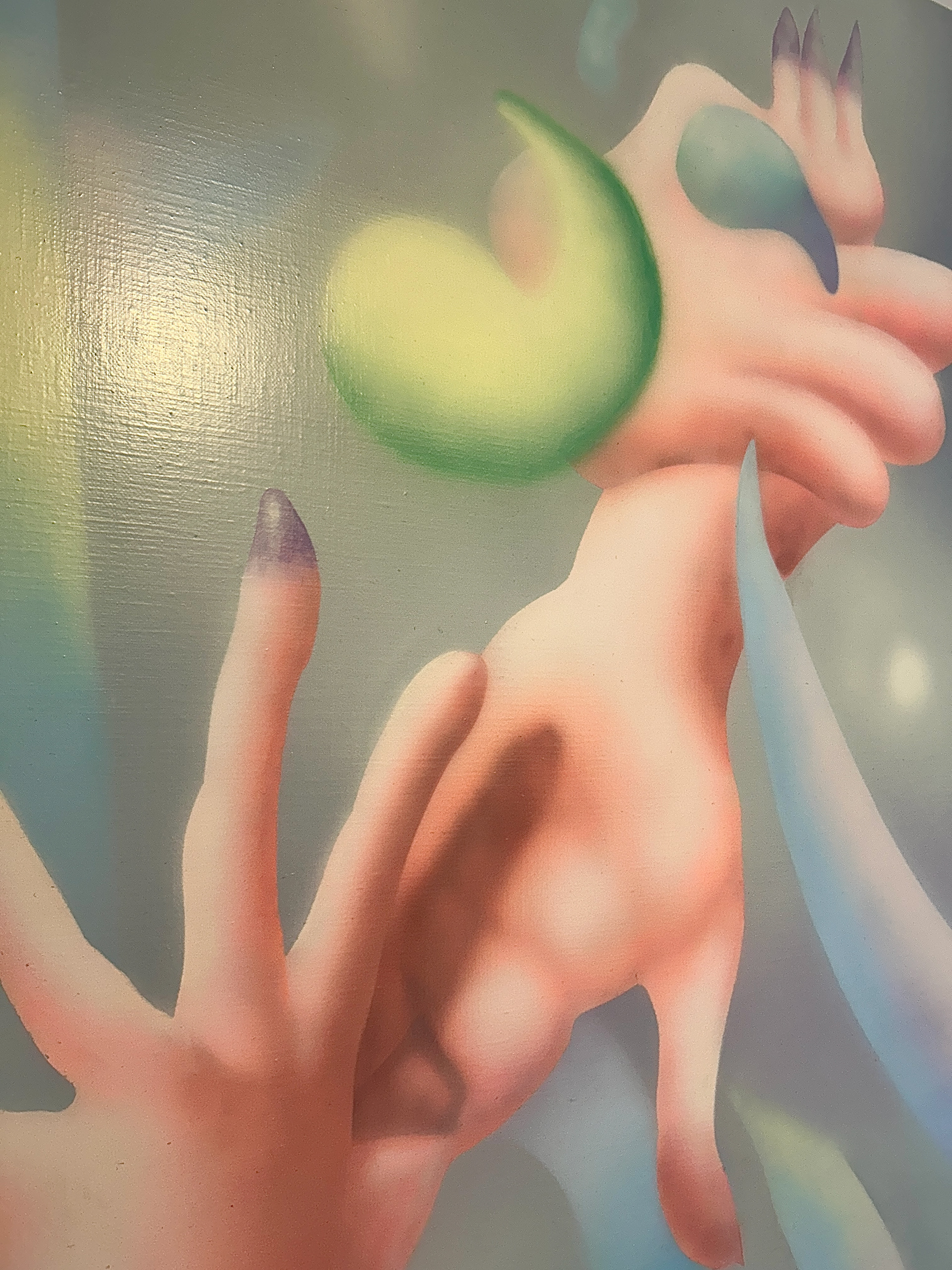 김나연, 2024, 린넨에 아크릴, each 80.3x116(cm)