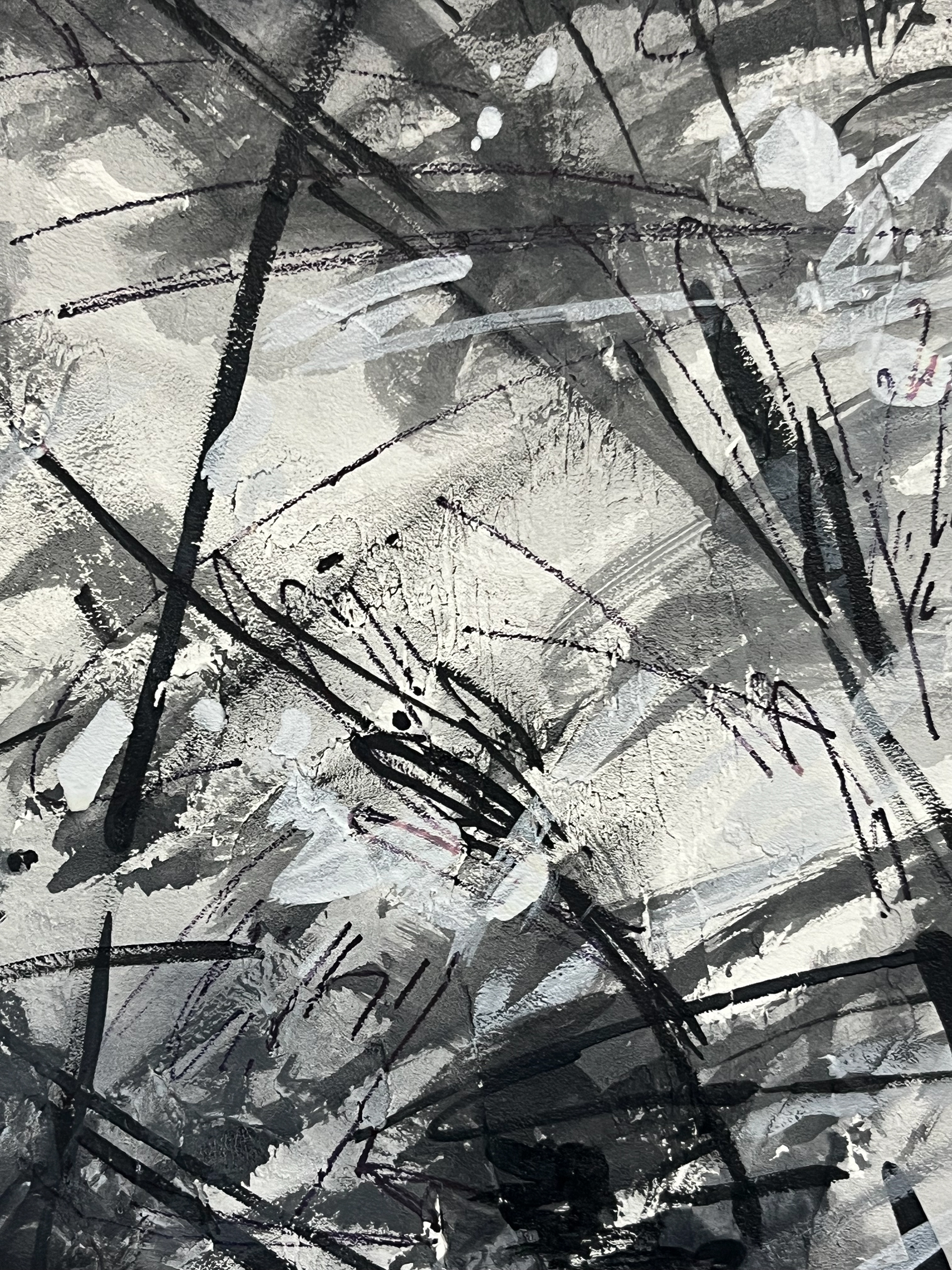 <소리의 사물 Object of sound>, 김헌시, 2024, Pen and acrylic paint on handycoat, 33.5x22(cm) (4ea)