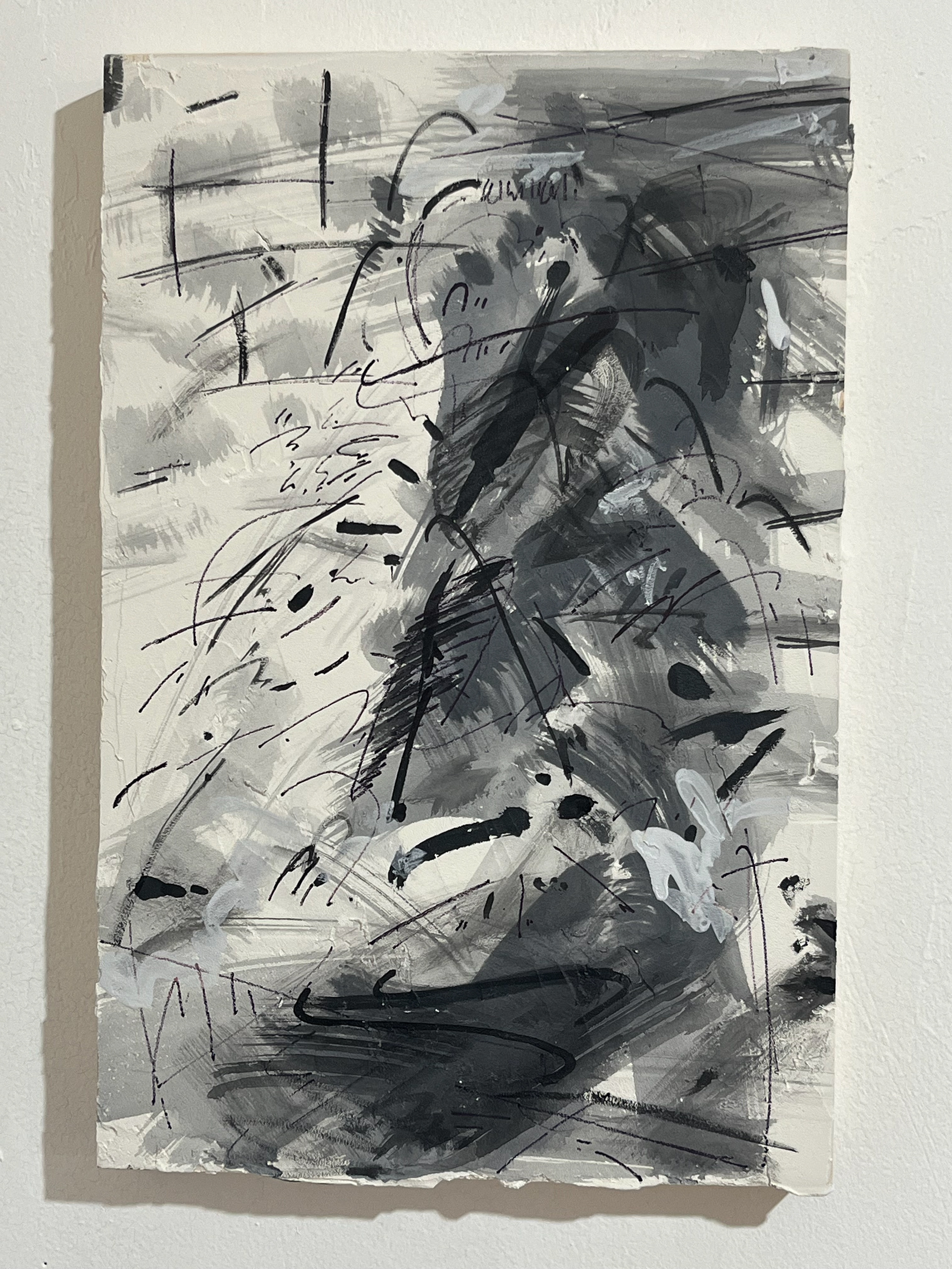<소리의 사물 Object of sound>, 김헌시, 2024, Pen and acrylic paint on handycoat, 33.5x22(cm) (4ea)